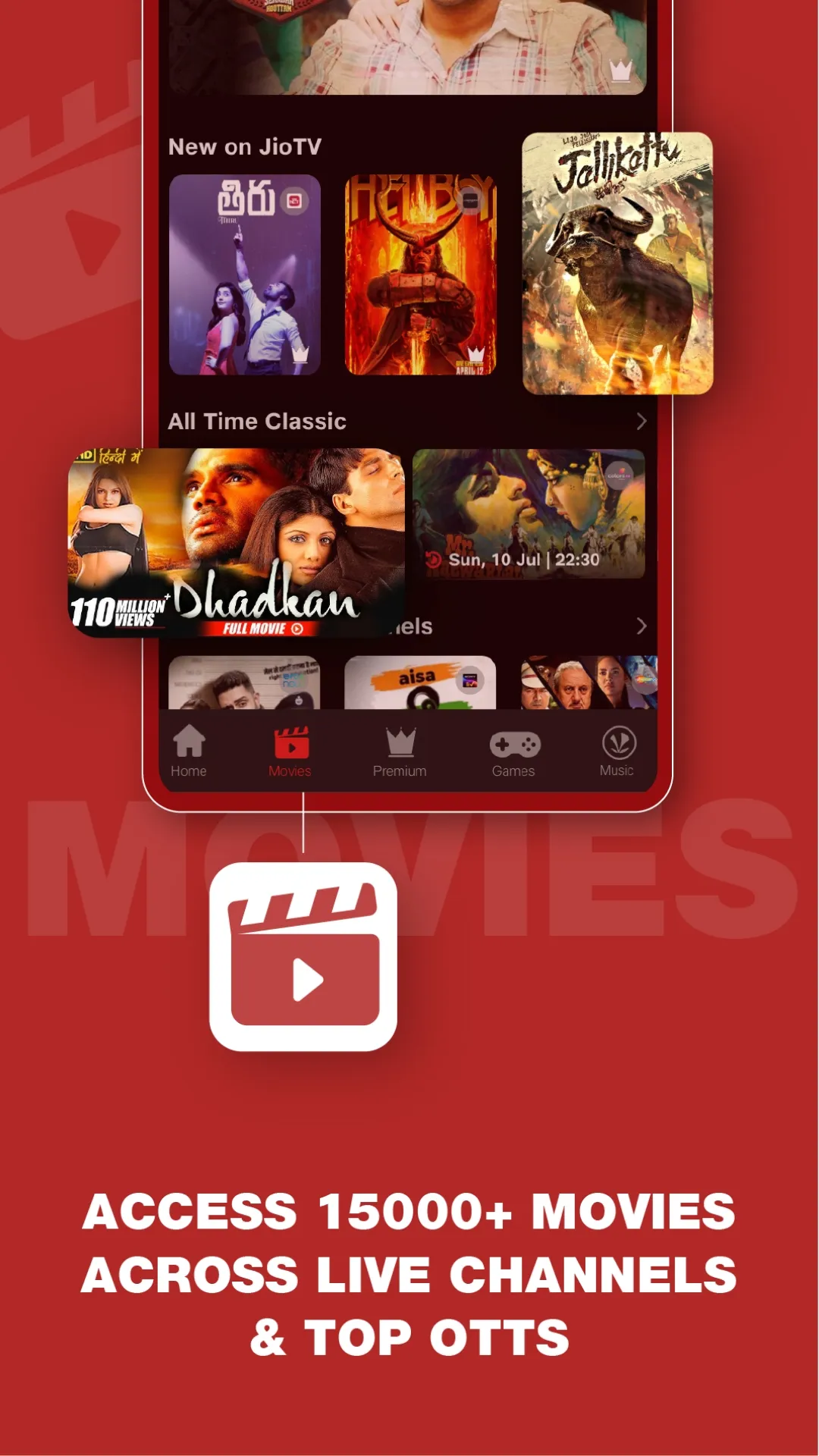 JioTV: Live TV, Catch-Up & OTT | Indus Appstore | Screenshot