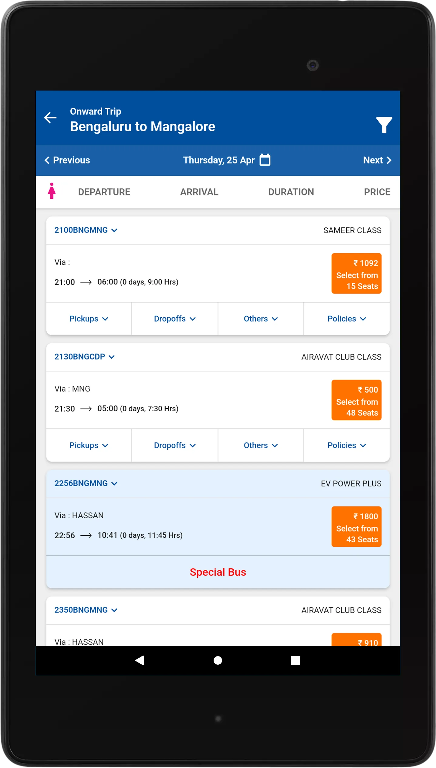 KSRTC AWATAR Booking App | Indus Appstore | Screenshot