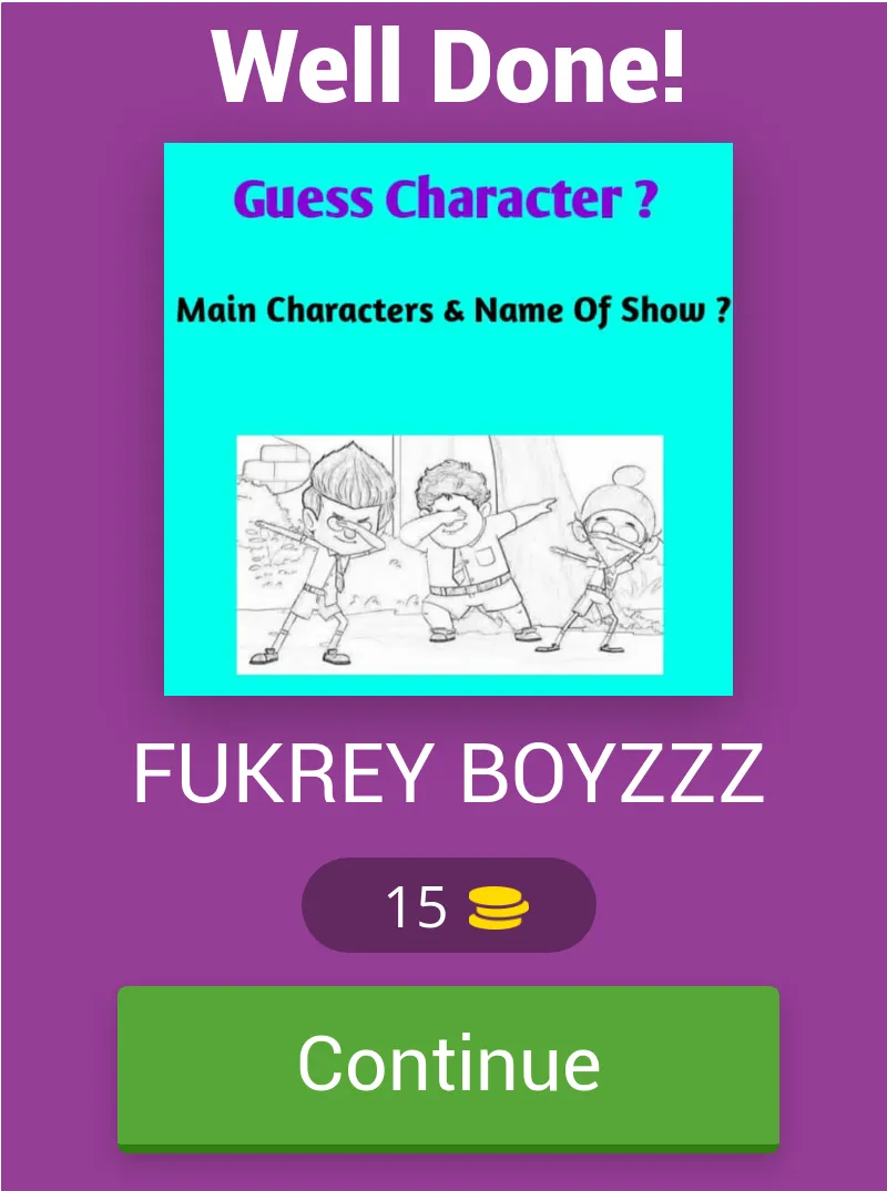 Fukrey Boyzzz Quiz Game 2024 | Indus Appstore | Screenshot