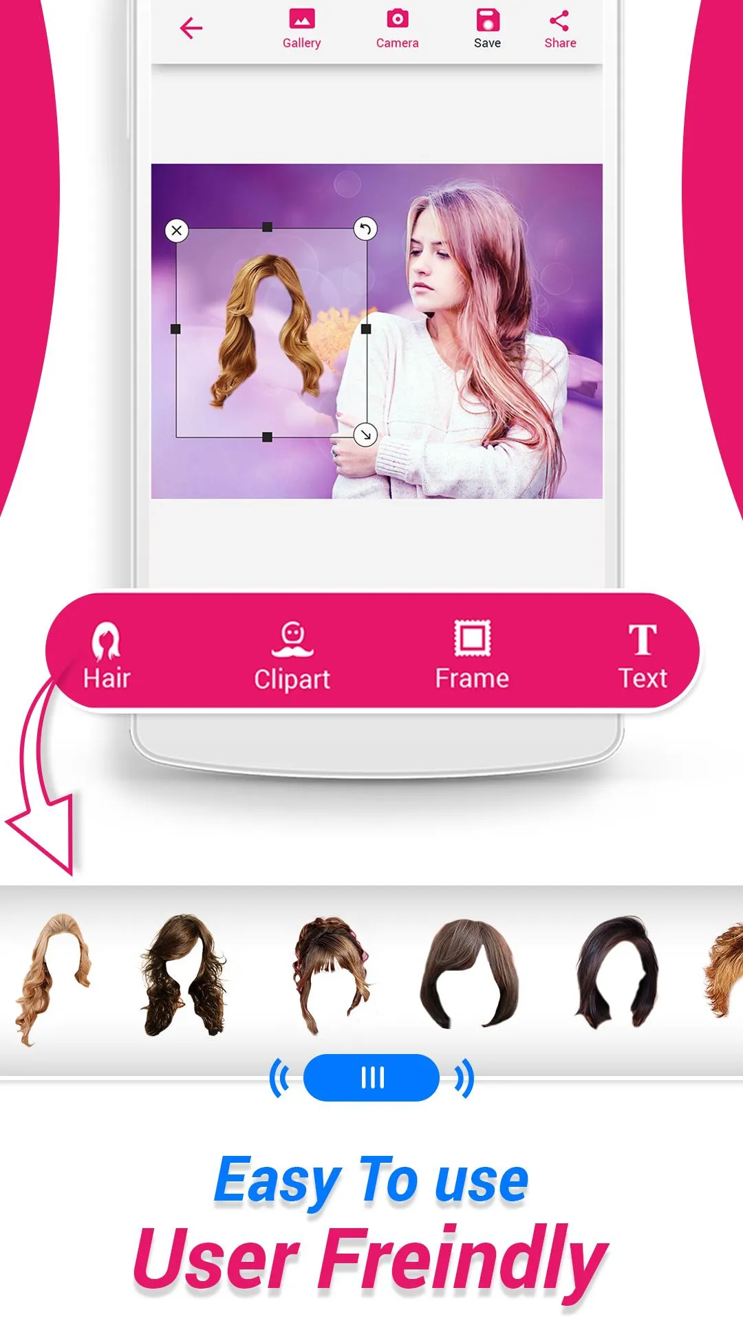 Women Hair Style Photo Editor | Indus Appstore | Screenshot