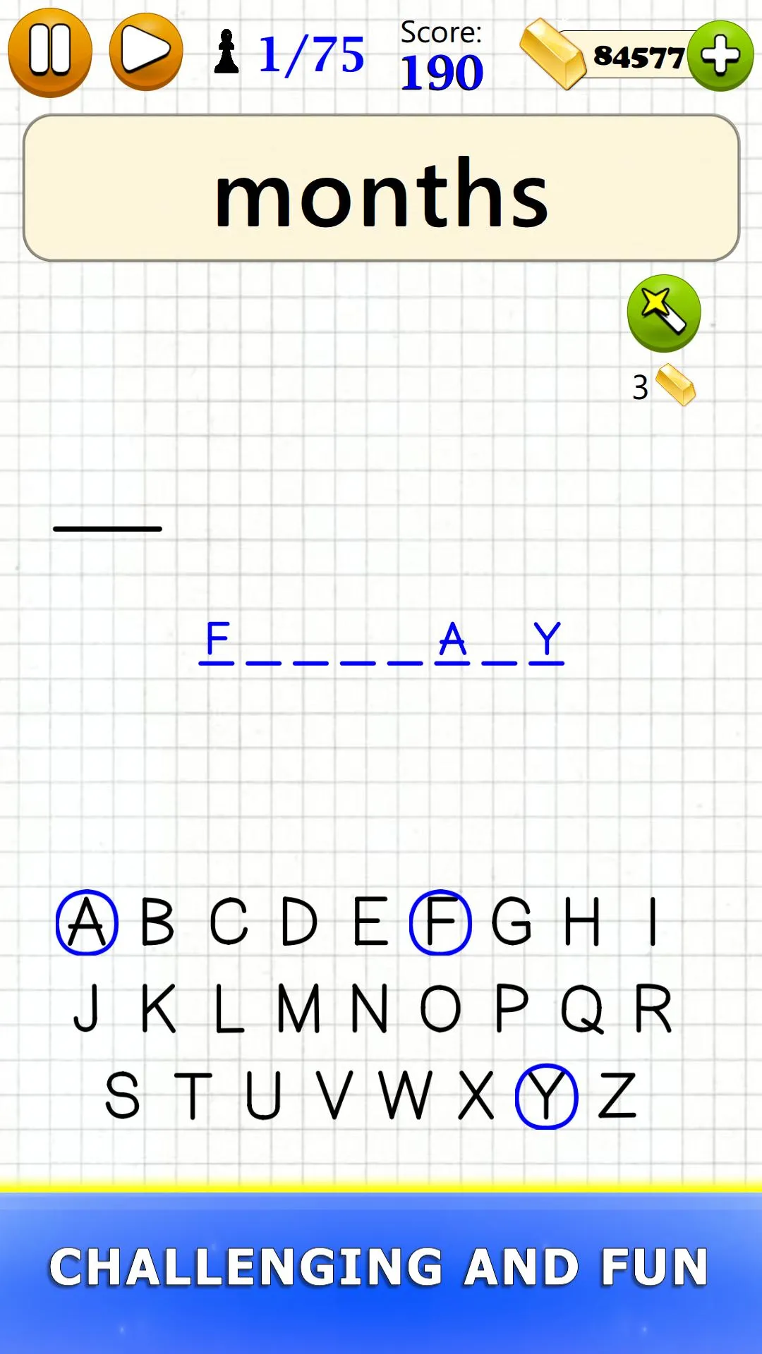 Hangman - Word Game | Indus Appstore | Screenshot