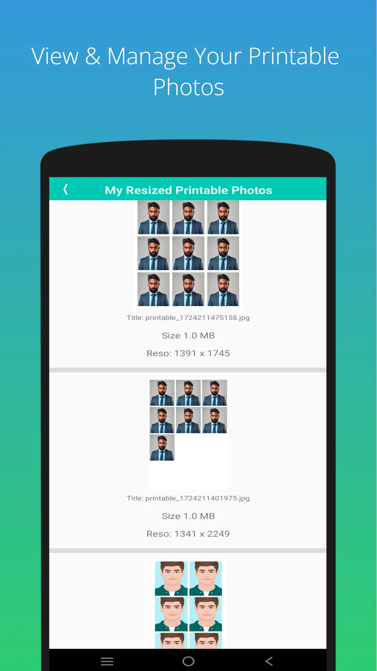 Passport Size Photo Maker | Indus Appstore | Screenshot