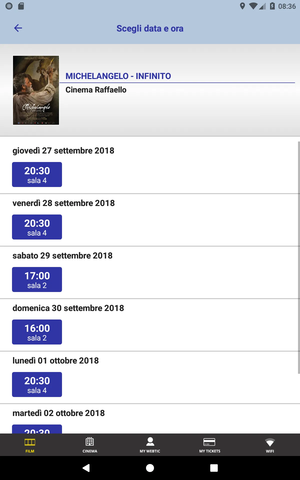 Webtic Raffaello Cinema | Indus Appstore | Screenshot