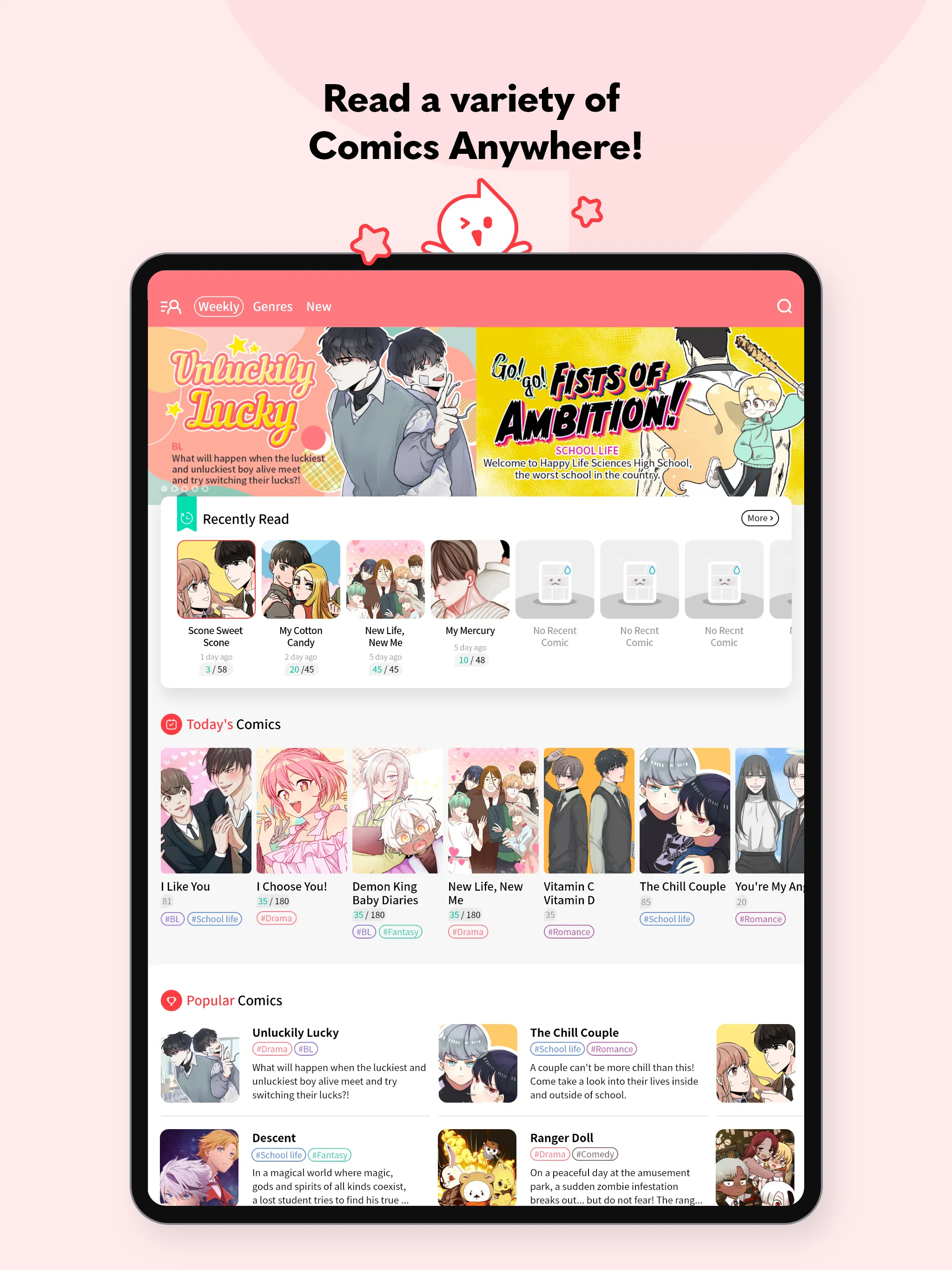 Lalatoon - Comics & Webtoon | Indus Appstore | Screenshot