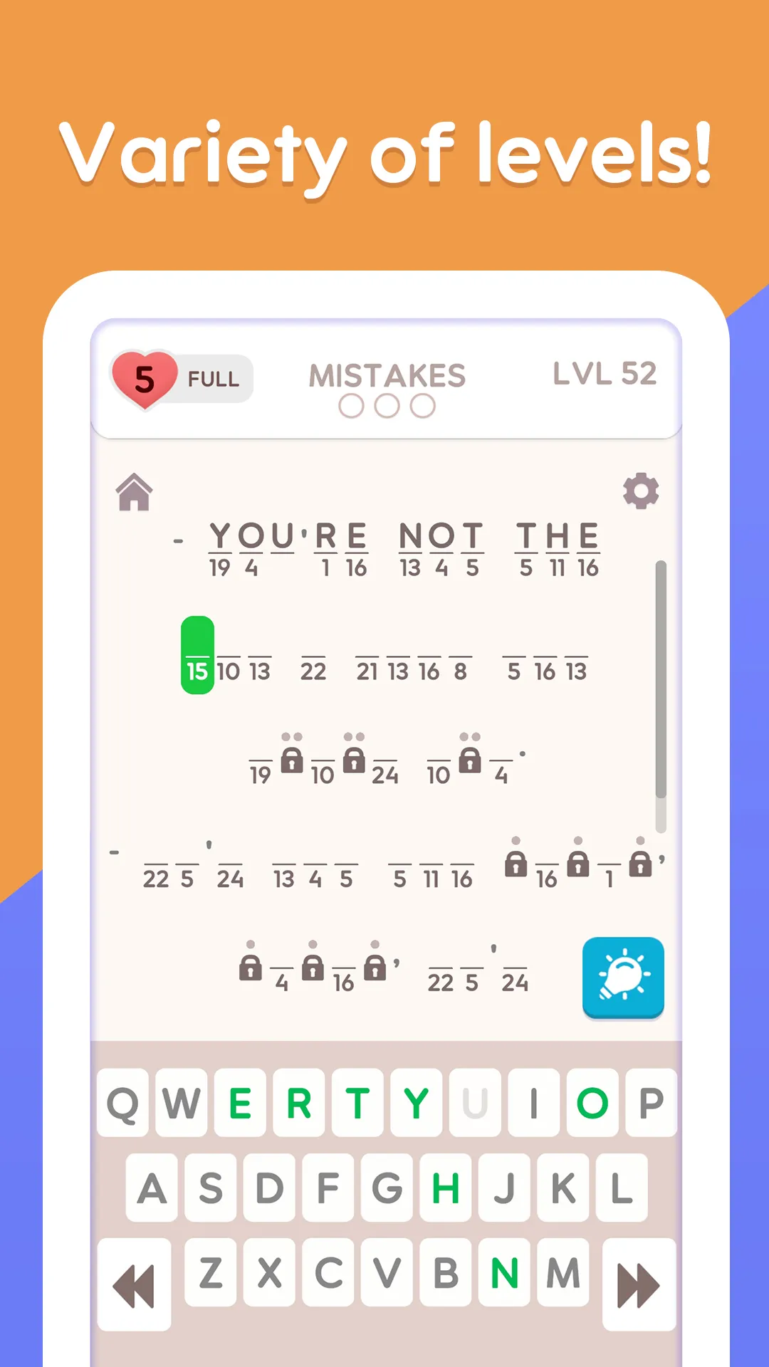 Cryptogram Quest | Indus Appstore | Screenshot