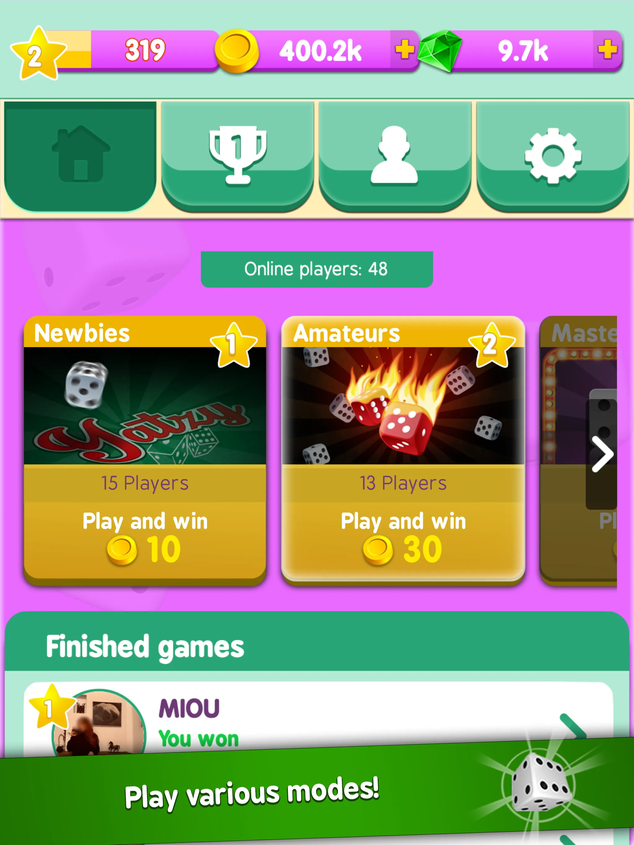 Yatzy Duels Live Tournaments | Indus Appstore | Screenshot