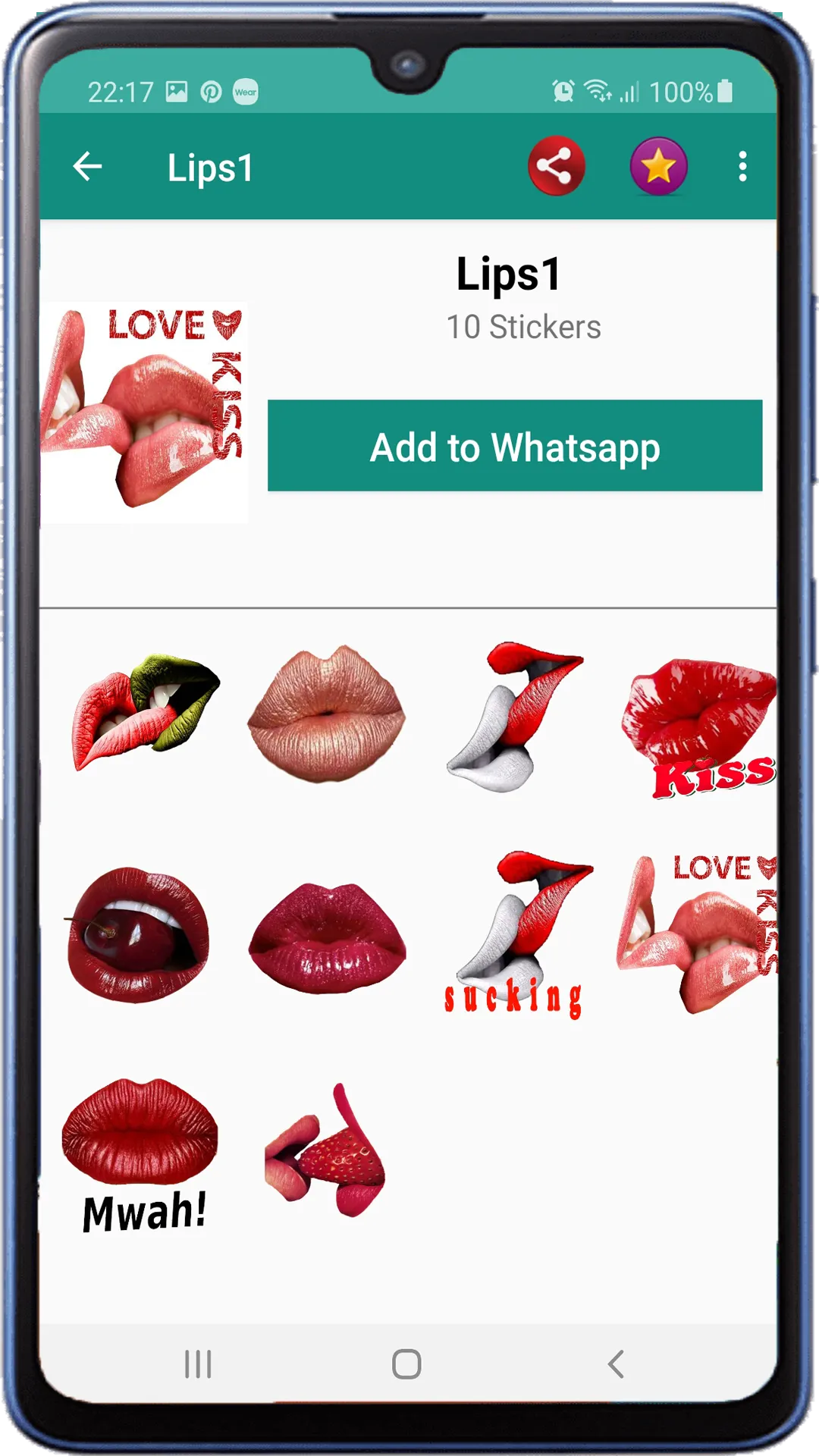 Love Stickers For Whatsapp | Indus Appstore | Screenshot