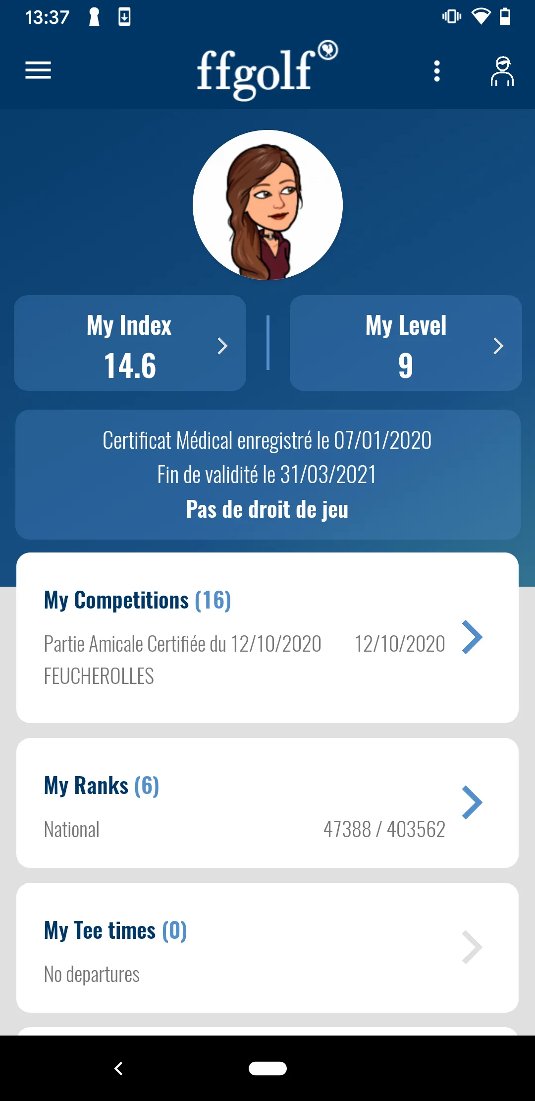 ffgolf | Indus Appstore | Screenshot