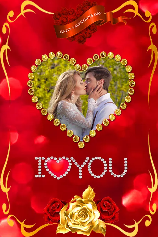 Valentine's Day Photo Frame 20 | Indus Appstore | Screenshot