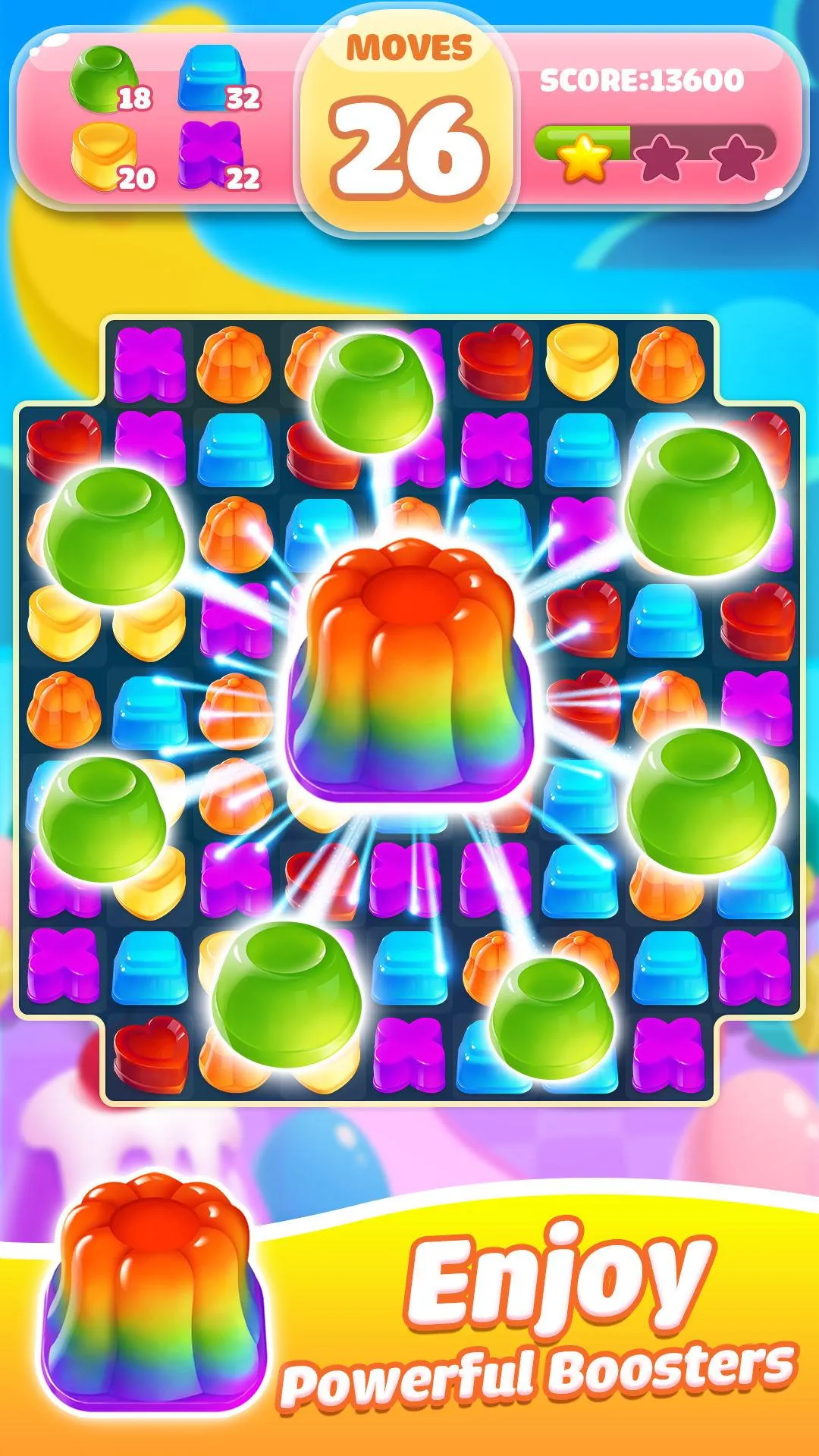 Jelly Jam Crush- Match 3 Games | Indus Appstore | Screenshot