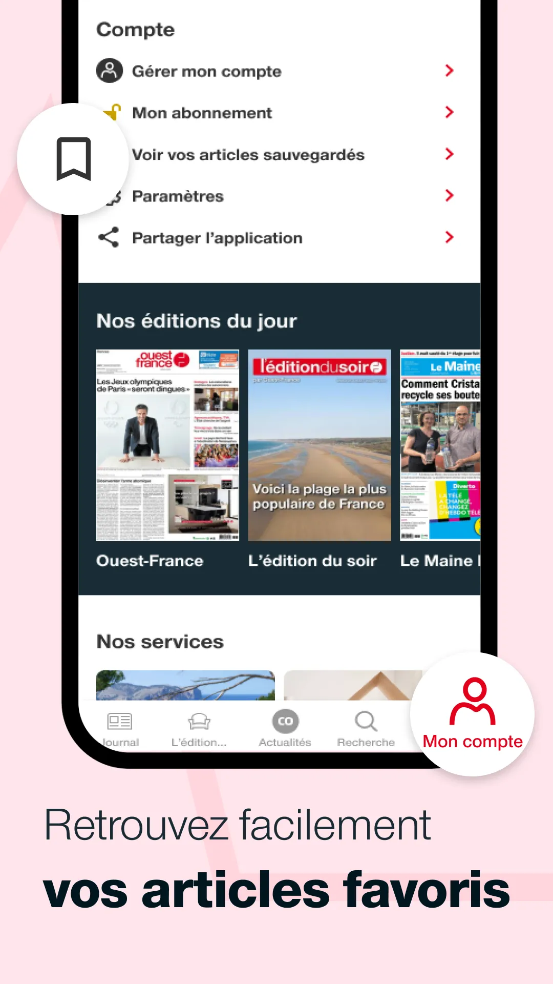 Le Courrier de l'Ouest Journal | Indus Appstore | Screenshot