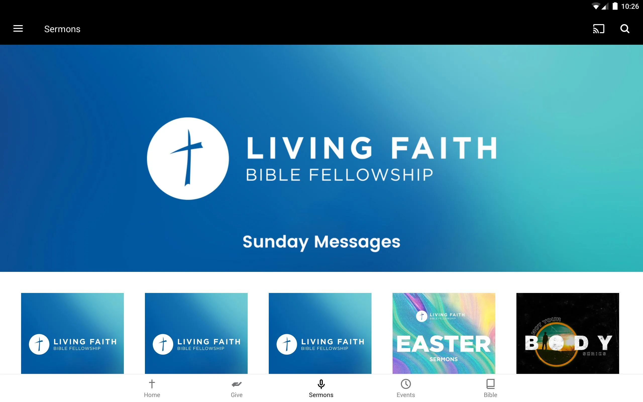 Living Faith BF | Indus Appstore | Screenshot