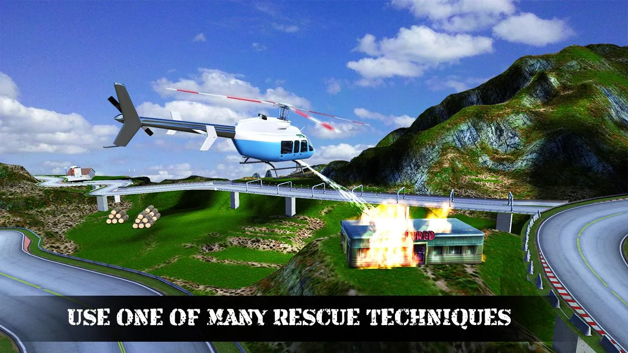 Helicopter Rescue Car Games | Indus Appstore | Screenshot