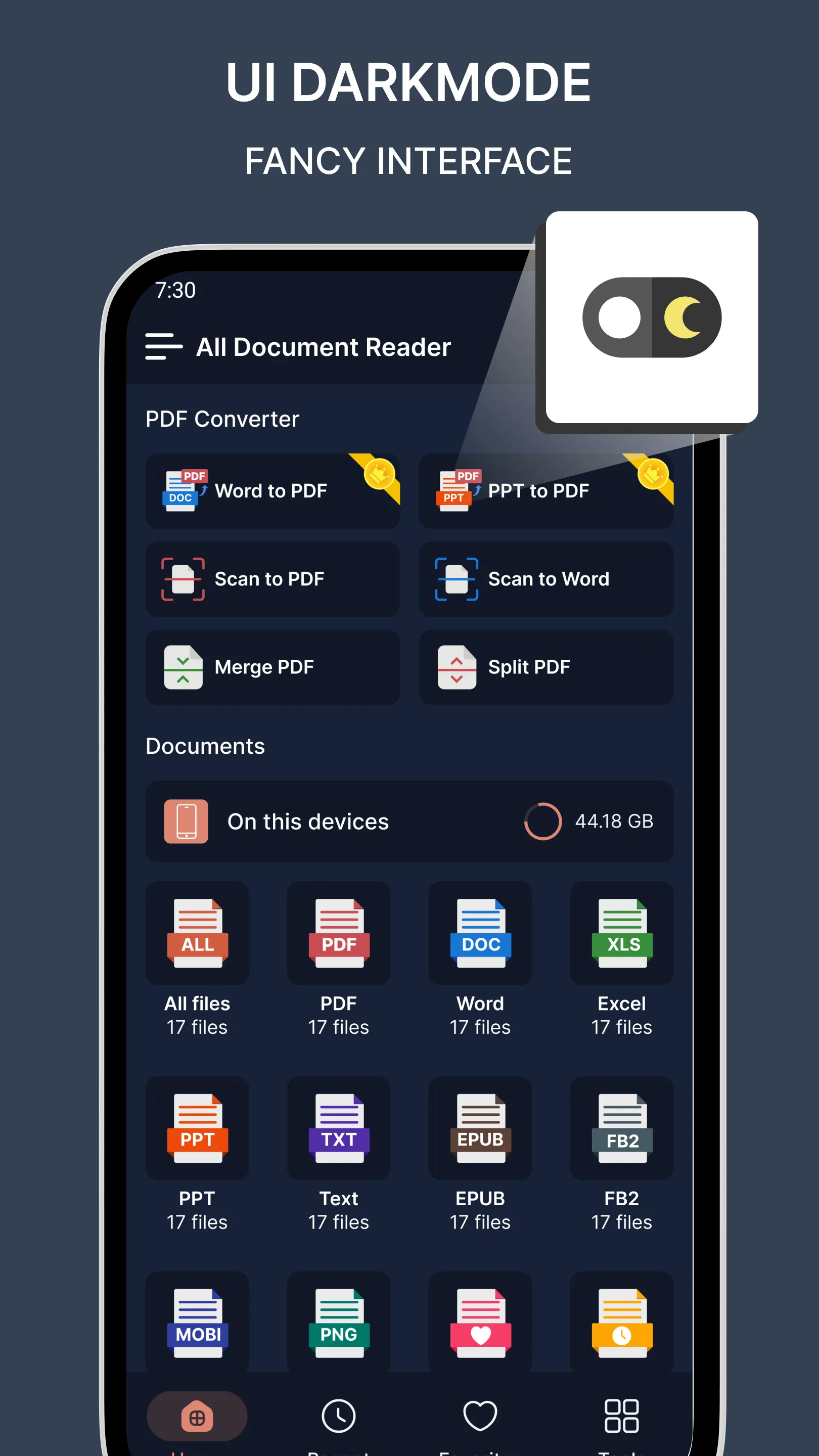 Document Reader: PDF, XLS, Doc | Indus Appstore | Screenshot