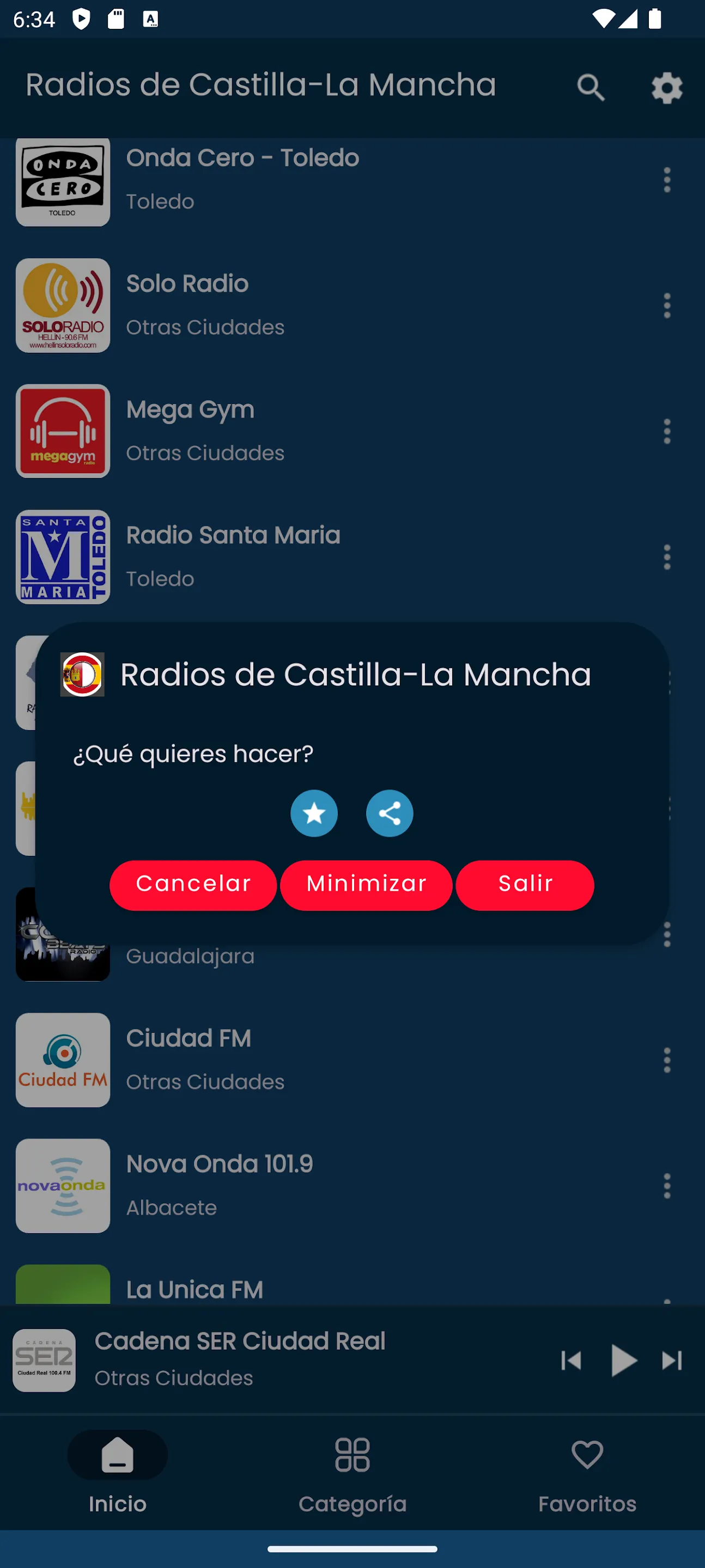 Radios from Castile-La Mancha | Indus Appstore | Screenshot