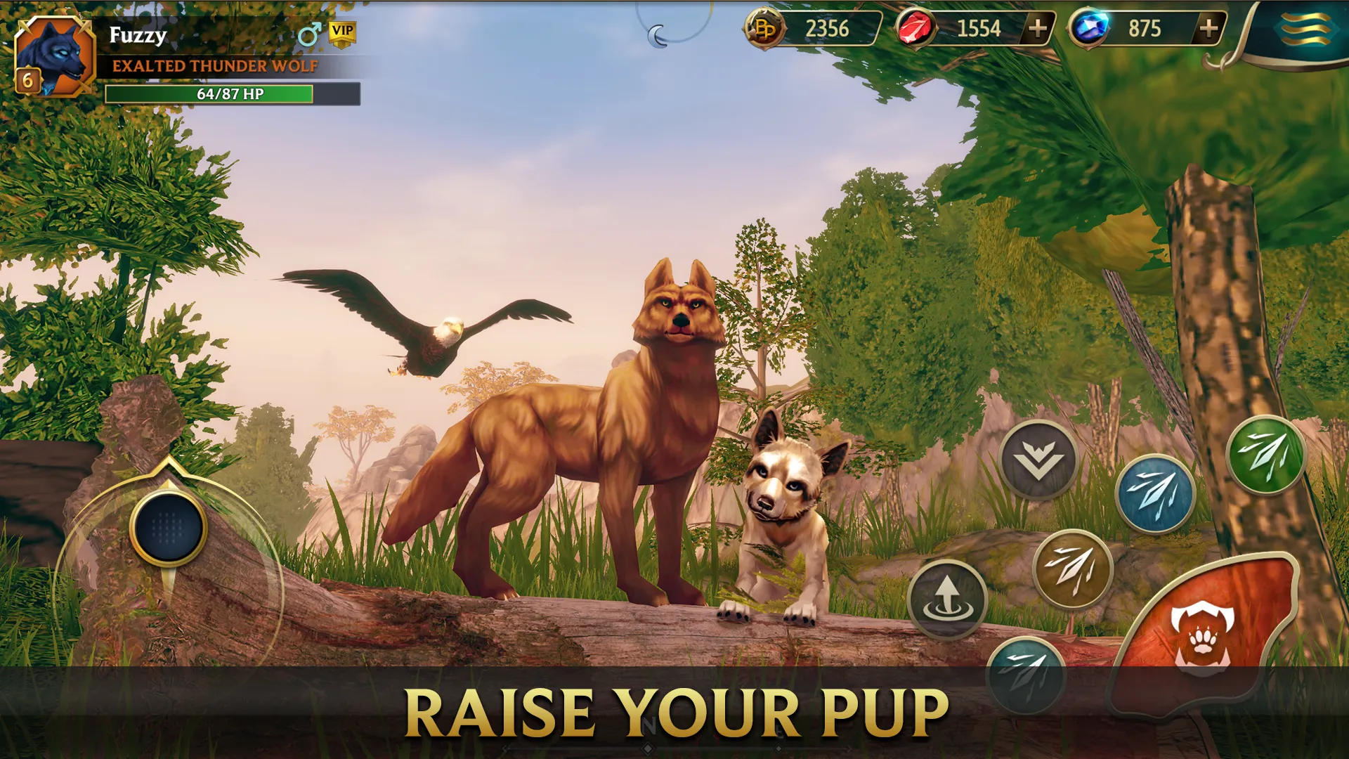 Wolf Tales - Wild Animal Sim | Indus Appstore | Screenshot