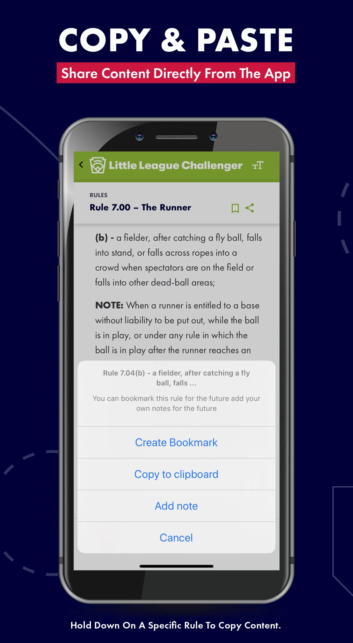 Little League Rulebook | Indus Appstore | Screenshot