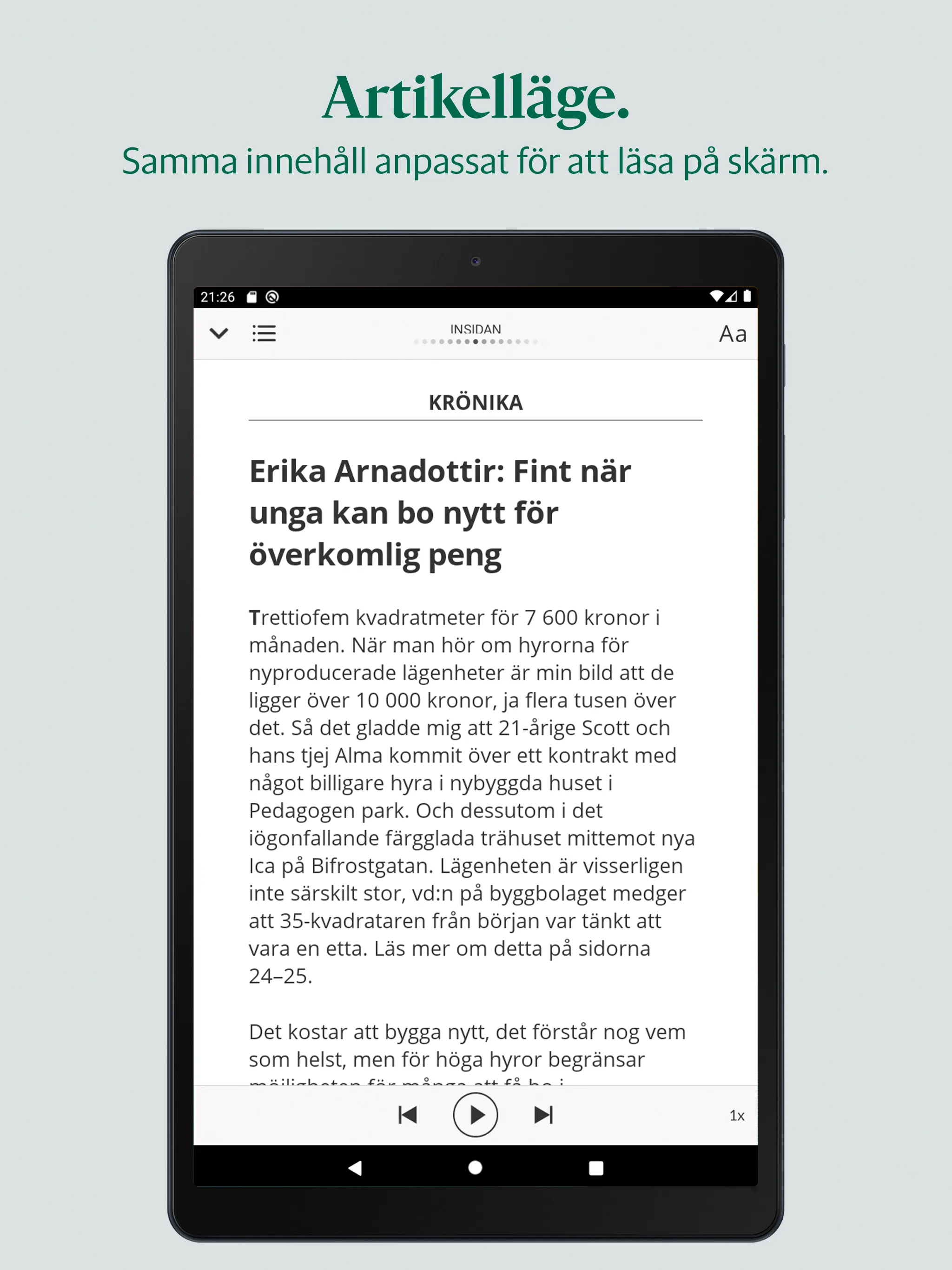 Mölndals-Posten e-tidning | Indus Appstore | Screenshot