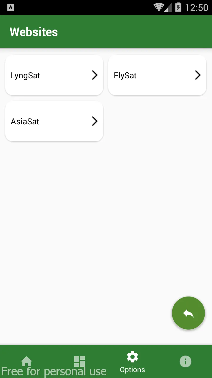 AsiaSat Frequency List | Indus Appstore | Screenshot