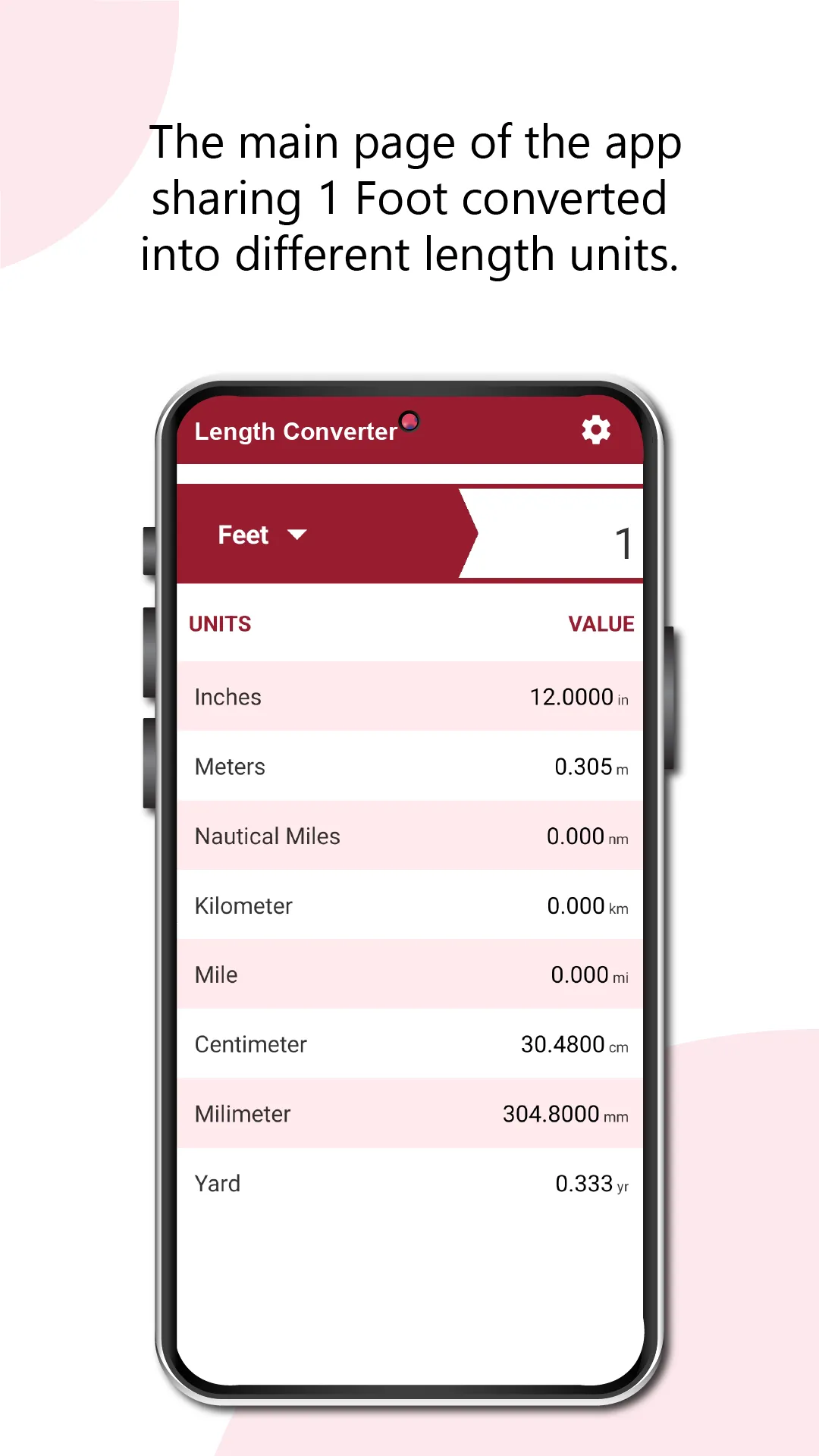 Length Converter -cm, m, feet | Indus Appstore | Screenshot