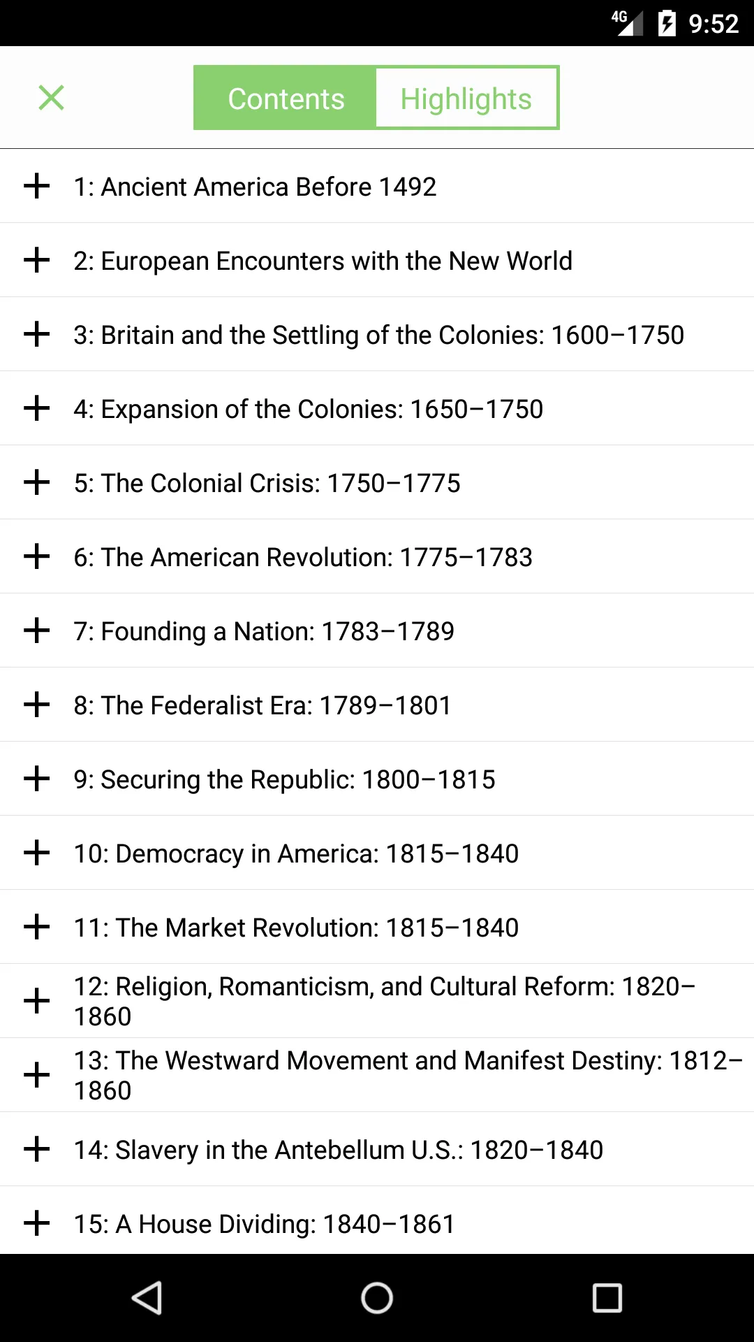 U.S. History Textbook | Indus Appstore | Screenshot