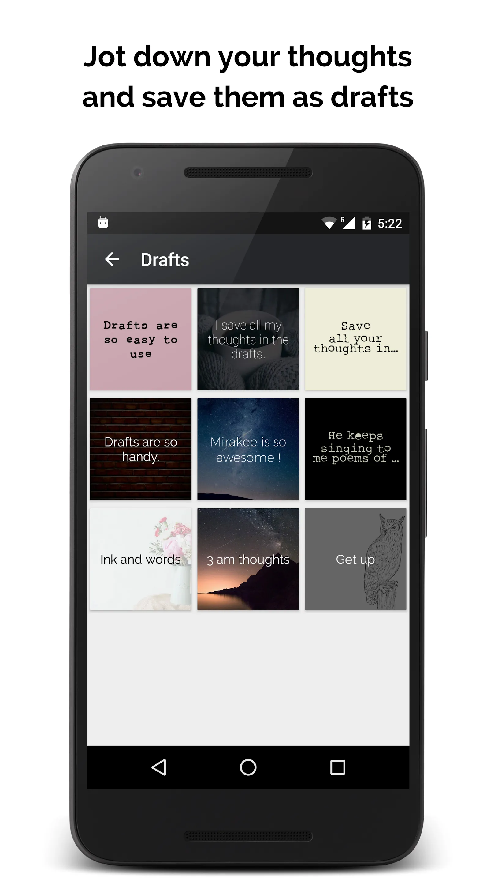 Miraquill: Write Quotes, Poems | Indus Appstore | Screenshot