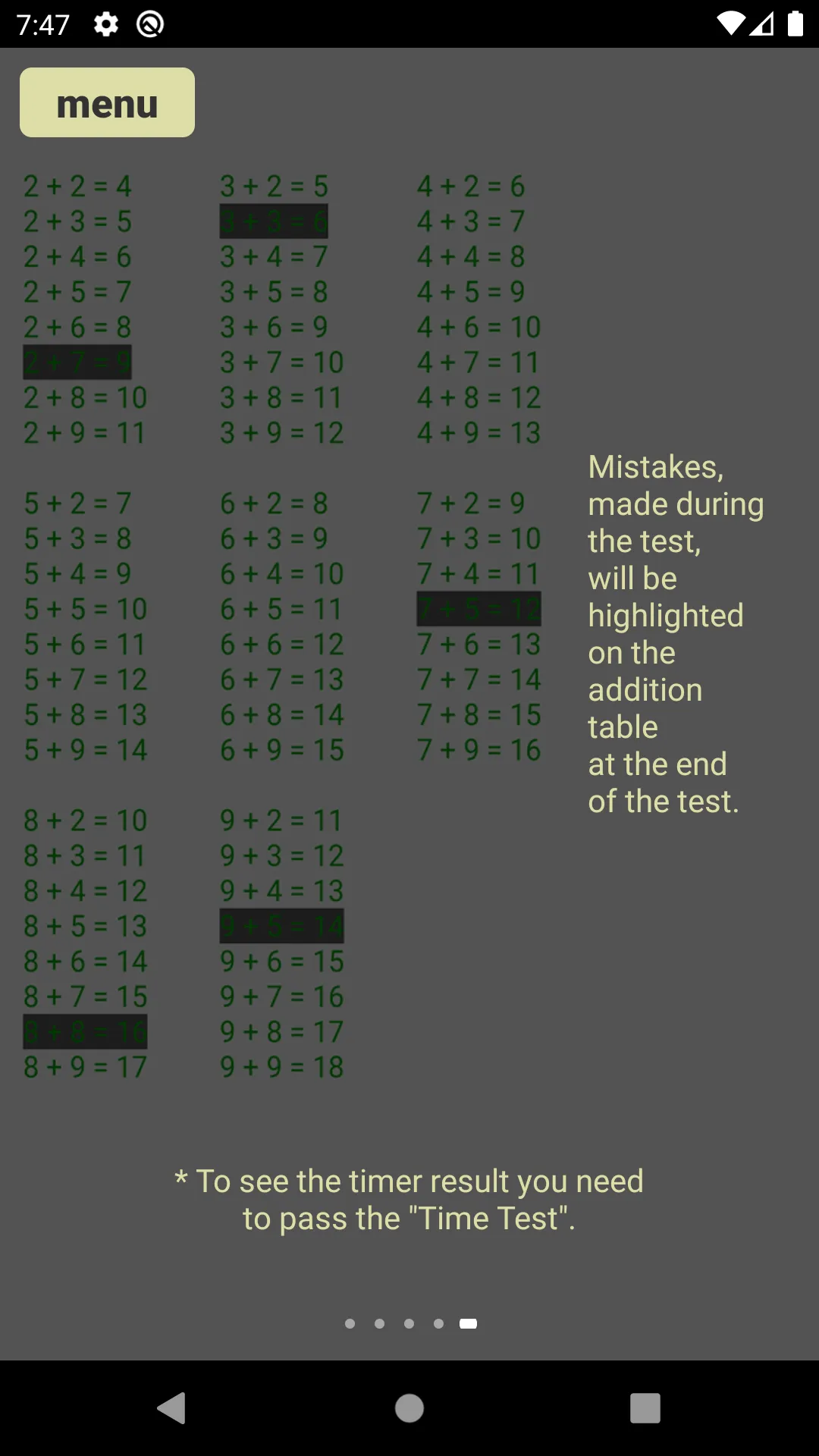 Math Counting Test (+ and -) | Indus Appstore | Screenshot