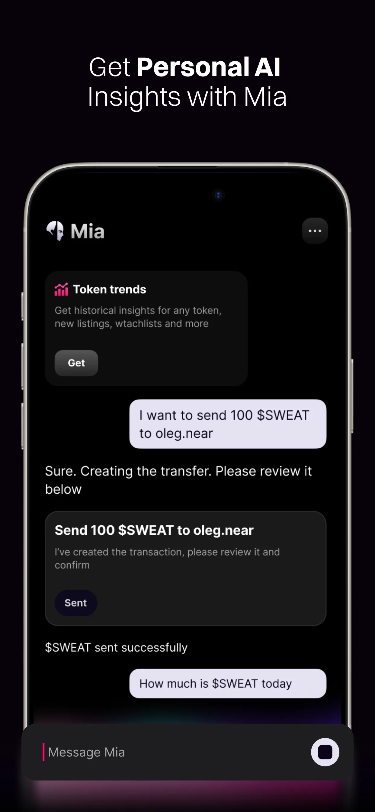 Sweat Wallet: Crypto & Rewards | Indus Appstore | Screenshot