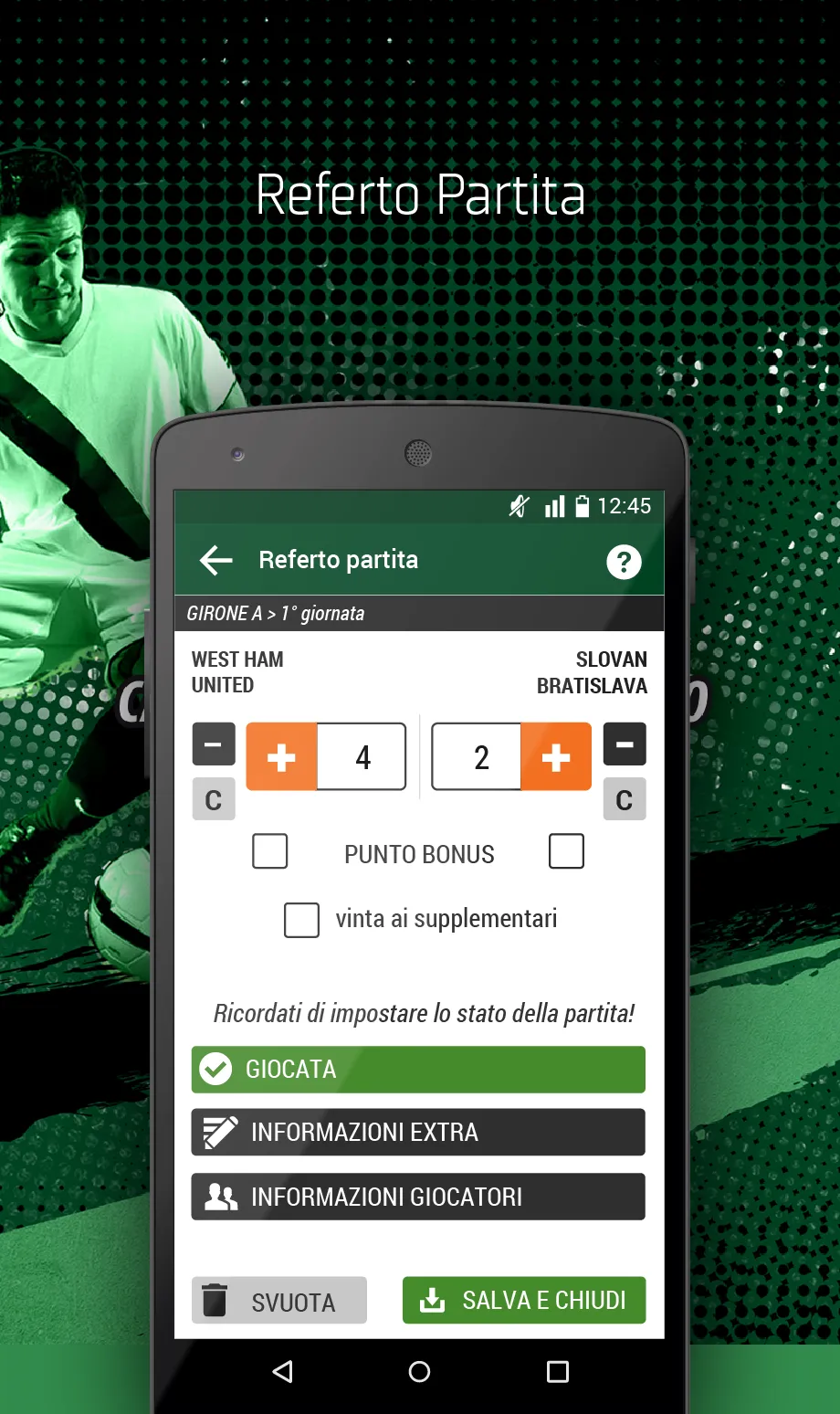 Campionato Universitario | Indus Appstore | Screenshot