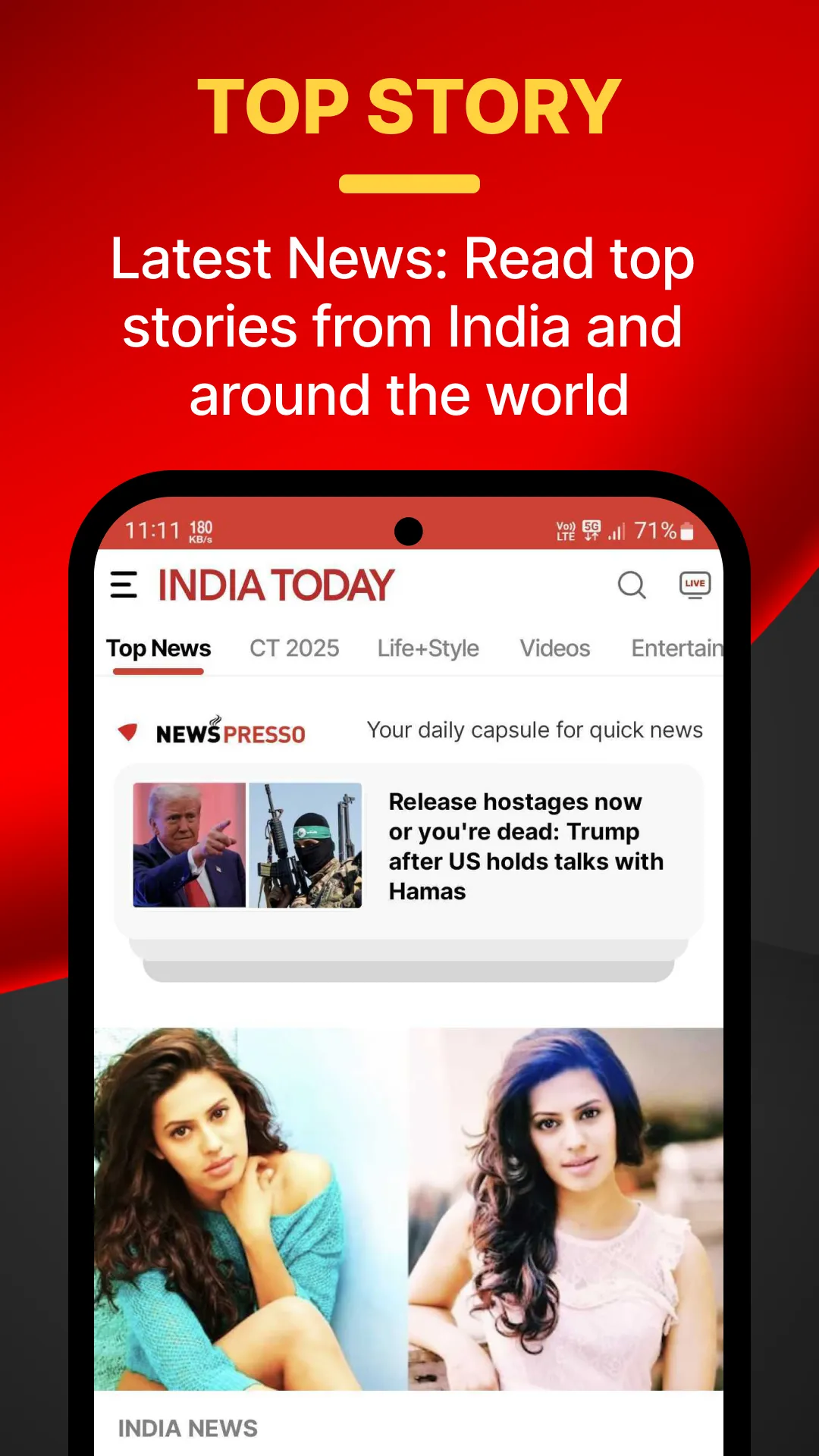 India Today - English News | Indus Appstore | Screenshot