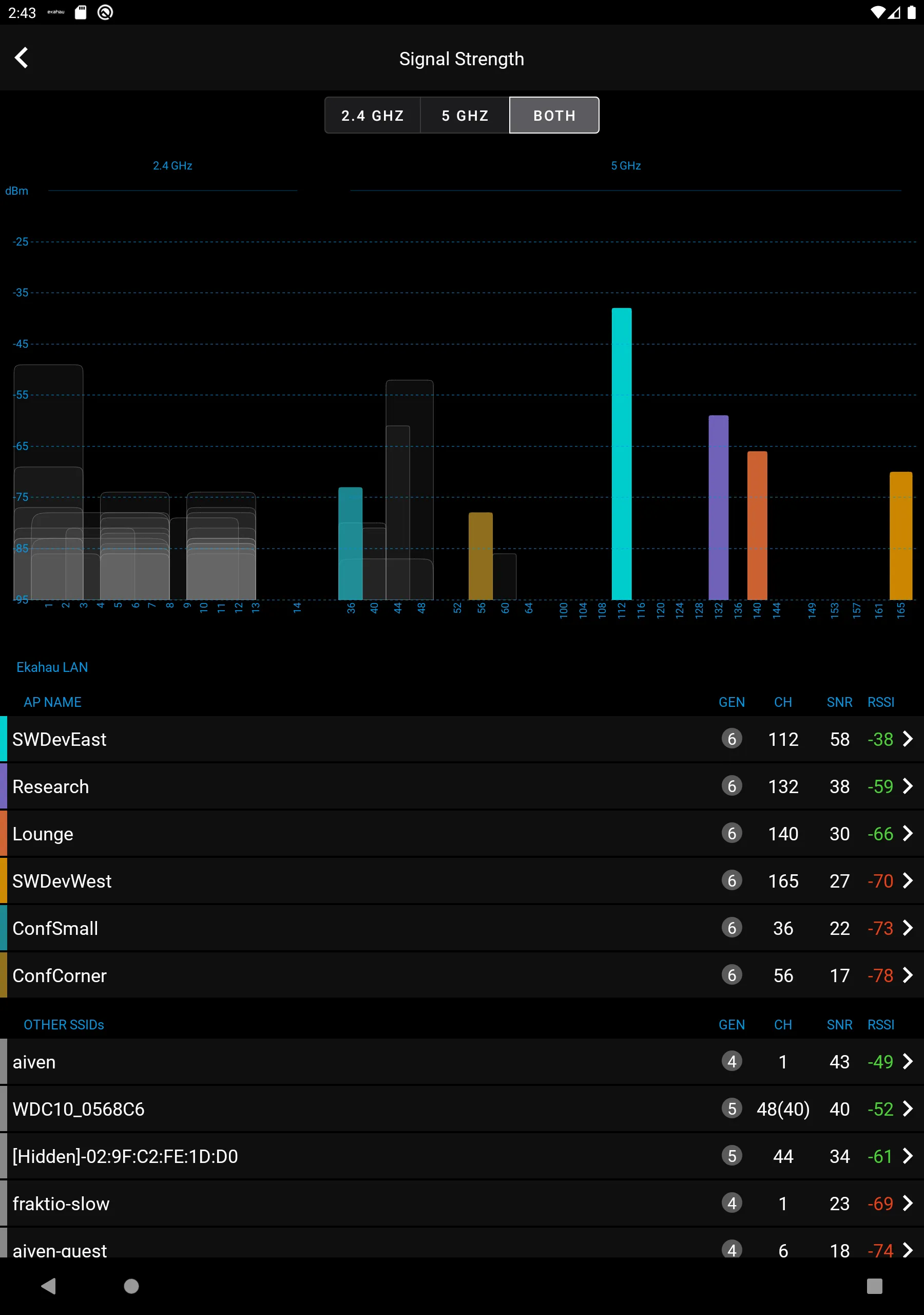 Ekahau Analyzer | Indus Appstore | Screenshot