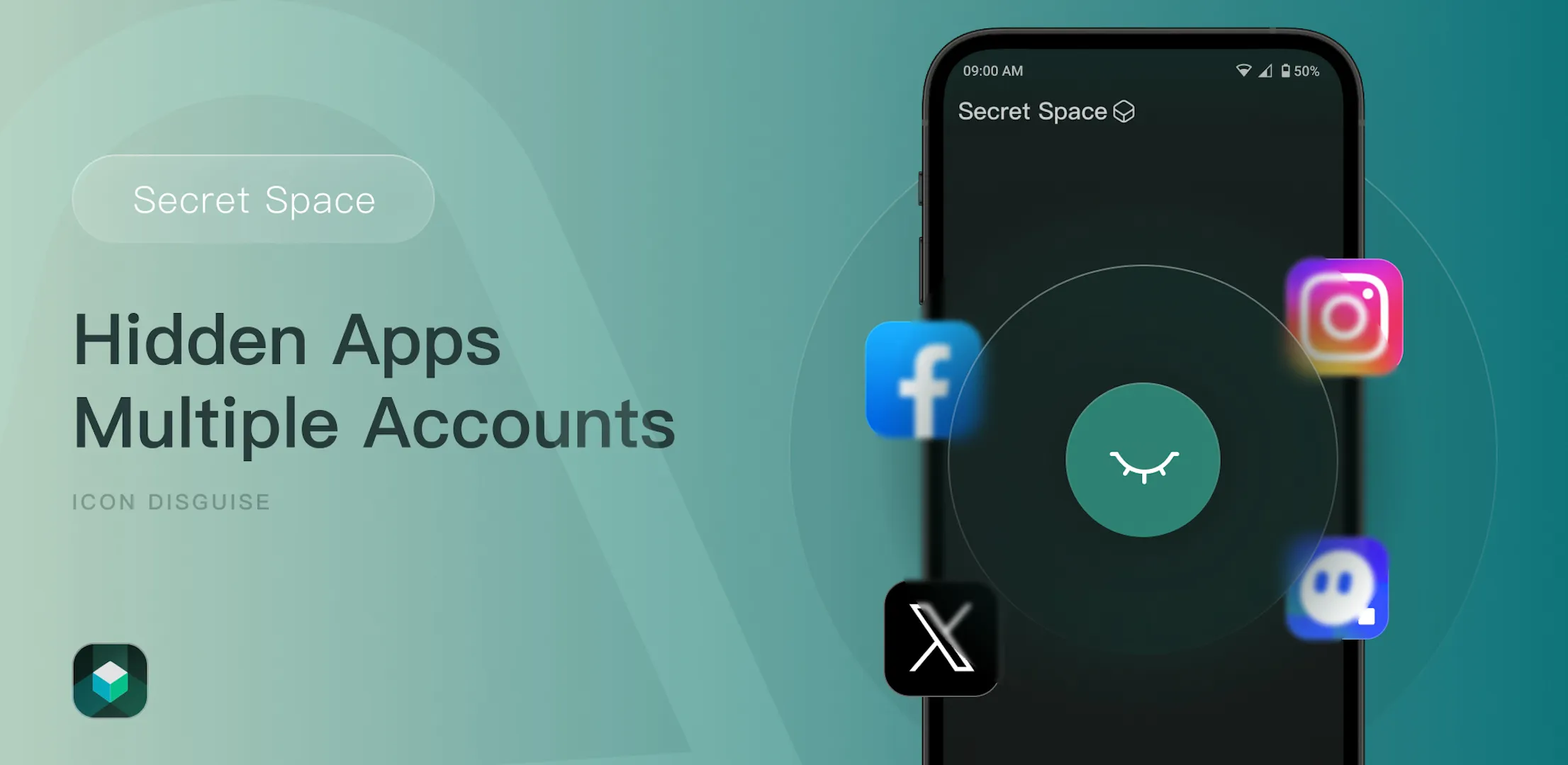 Secret Space - App Hide&Clone | Indus Appstore | Screenshot