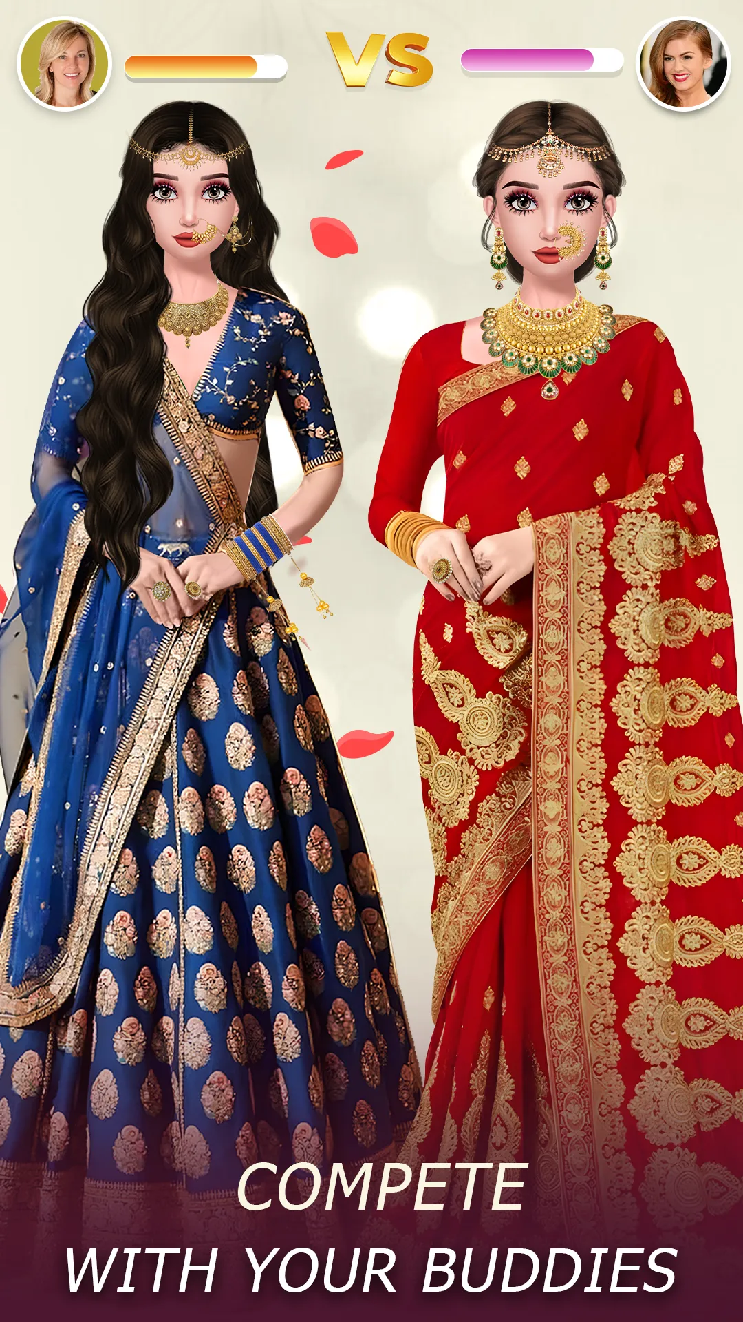 Indian Wedding Dress up Makeup | Indus Appstore | Screenshot