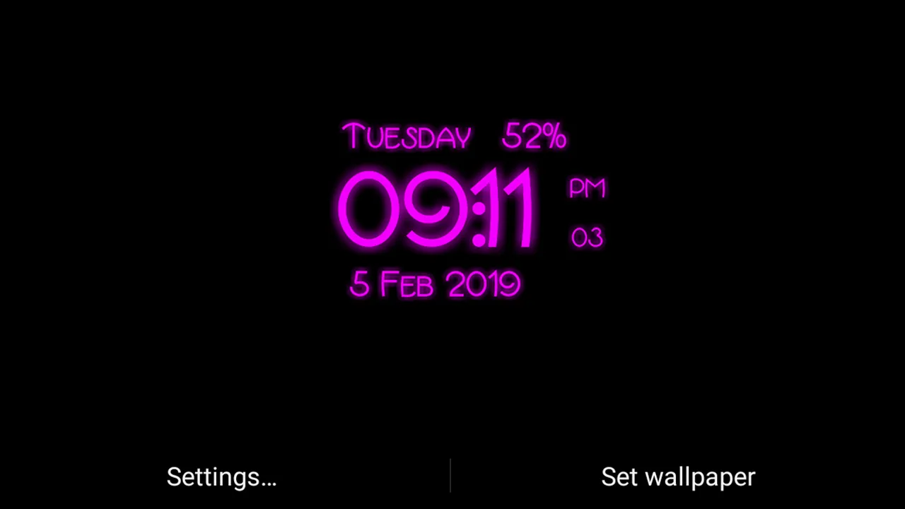 Digital Clock | Indus Appstore | Screenshot