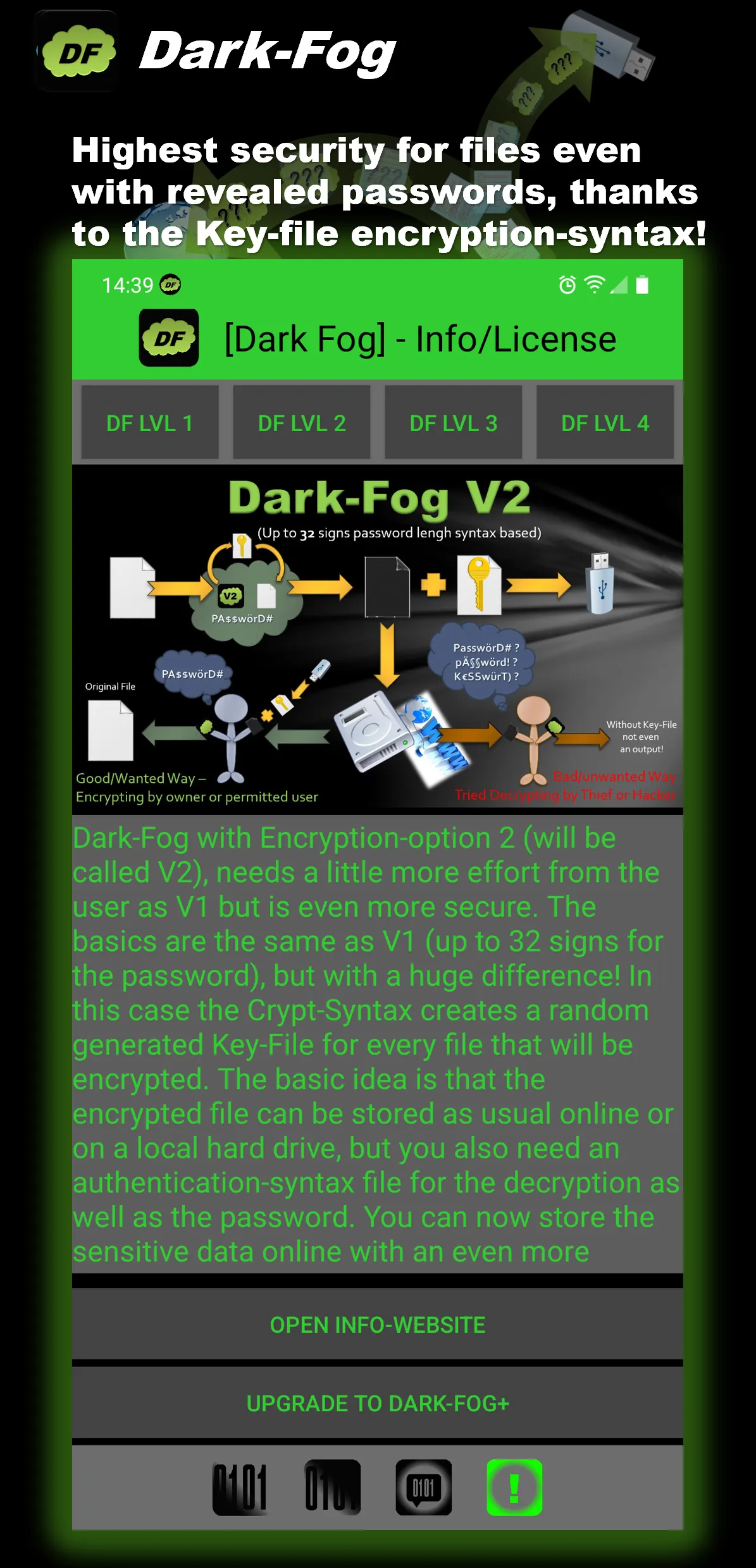 DarkFog | Easy File Encryption | Indus Appstore | Screenshot