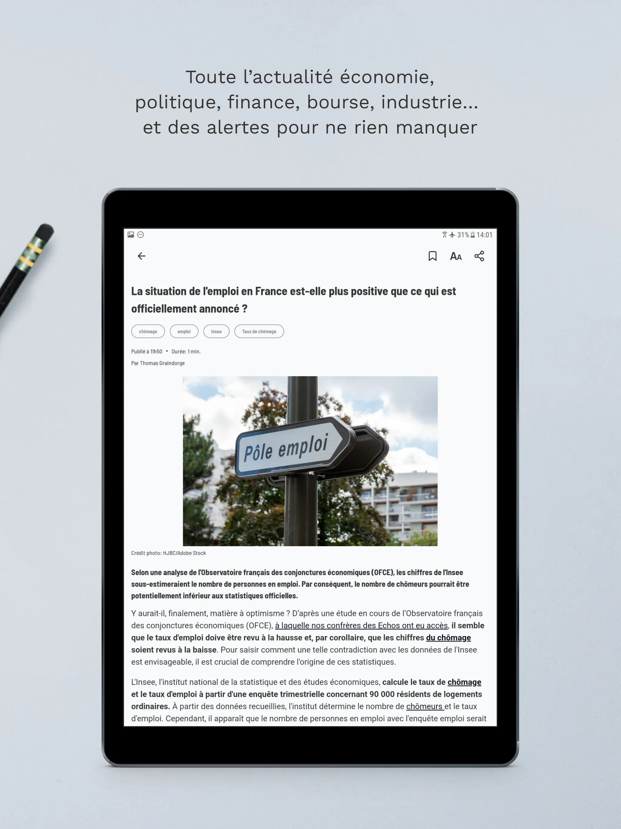 Capital : toute l'actu éco | Indus Appstore | Screenshot