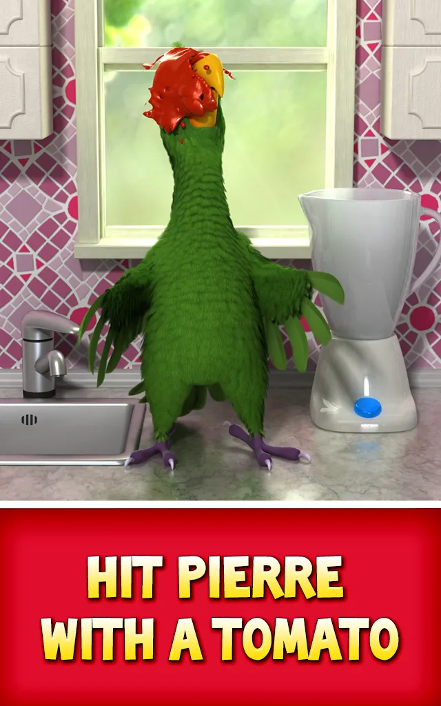 Talking Pierre the Parrot | Indus Appstore | Screenshot