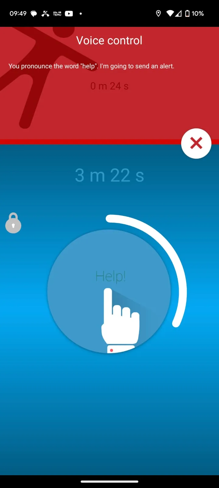 aGesic - GPS Man-Down Alarm | Indus Appstore | Screenshot