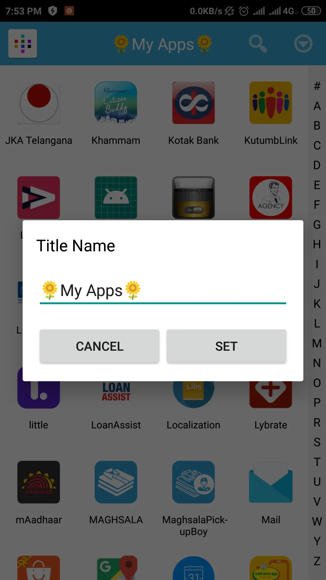 My Apps List and Share App | Indus Appstore | Screenshot