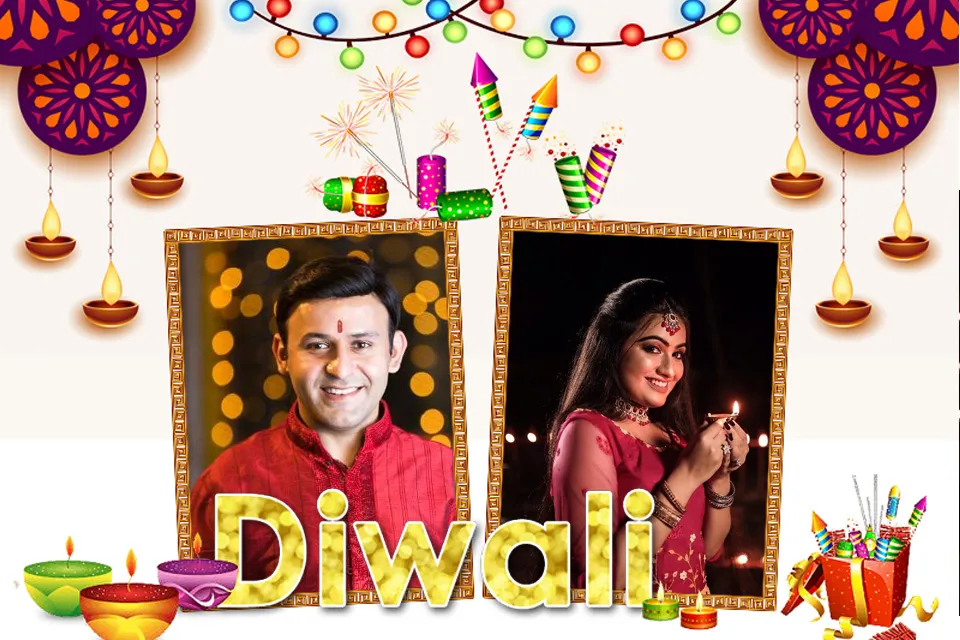 Diwali Photo Editor & Frames | Indus Appstore | Screenshot