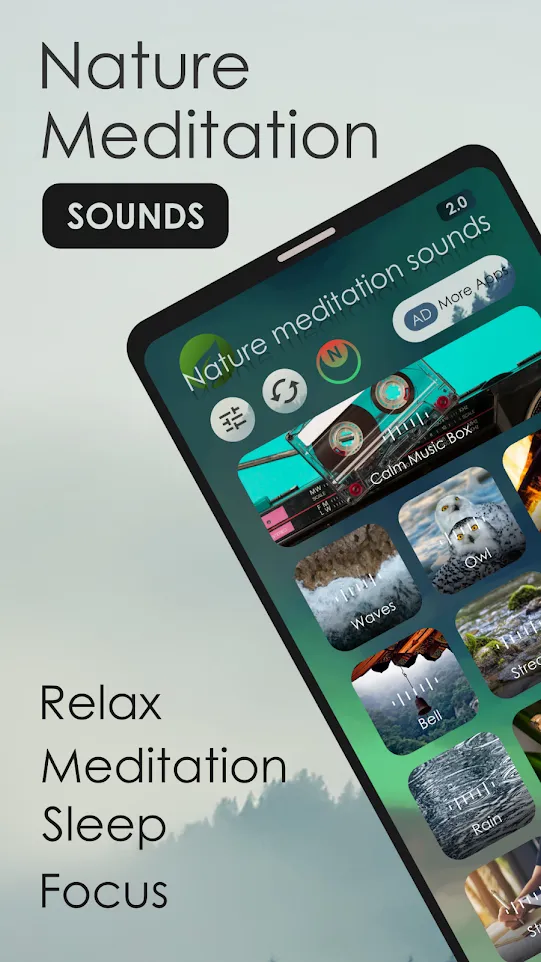 Nature meditation sound | Indus Appstore | Screenshot