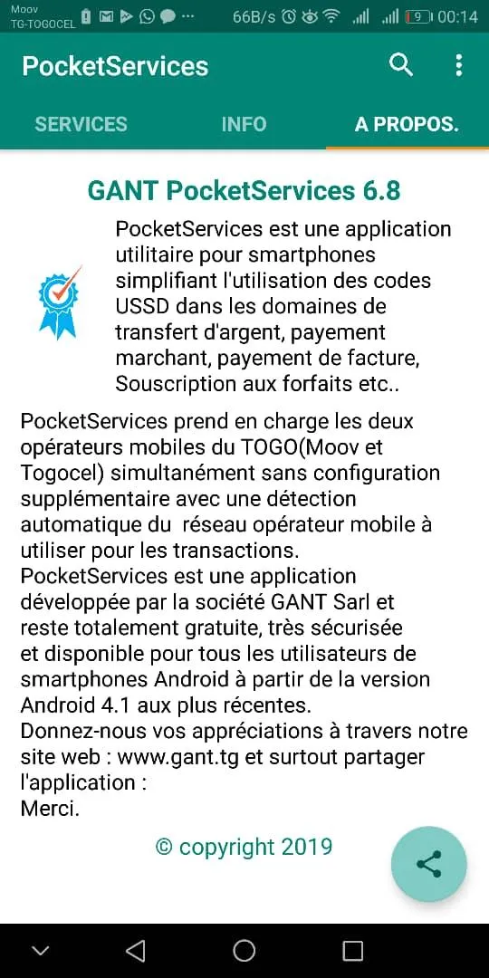 PocketServices | Indus Appstore | Screenshot