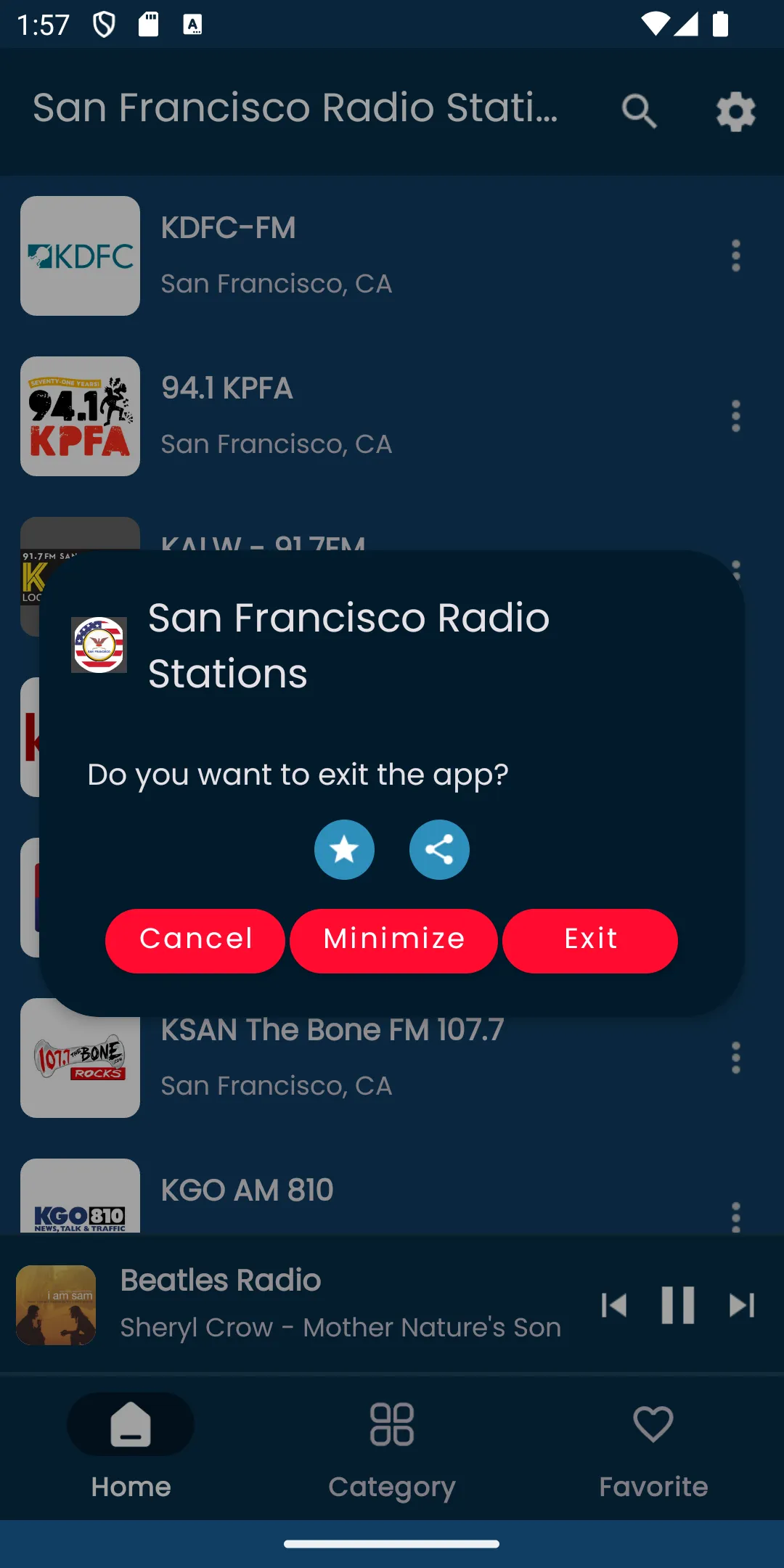 Radios from San Francisco | Indus Appstore | Screenshot