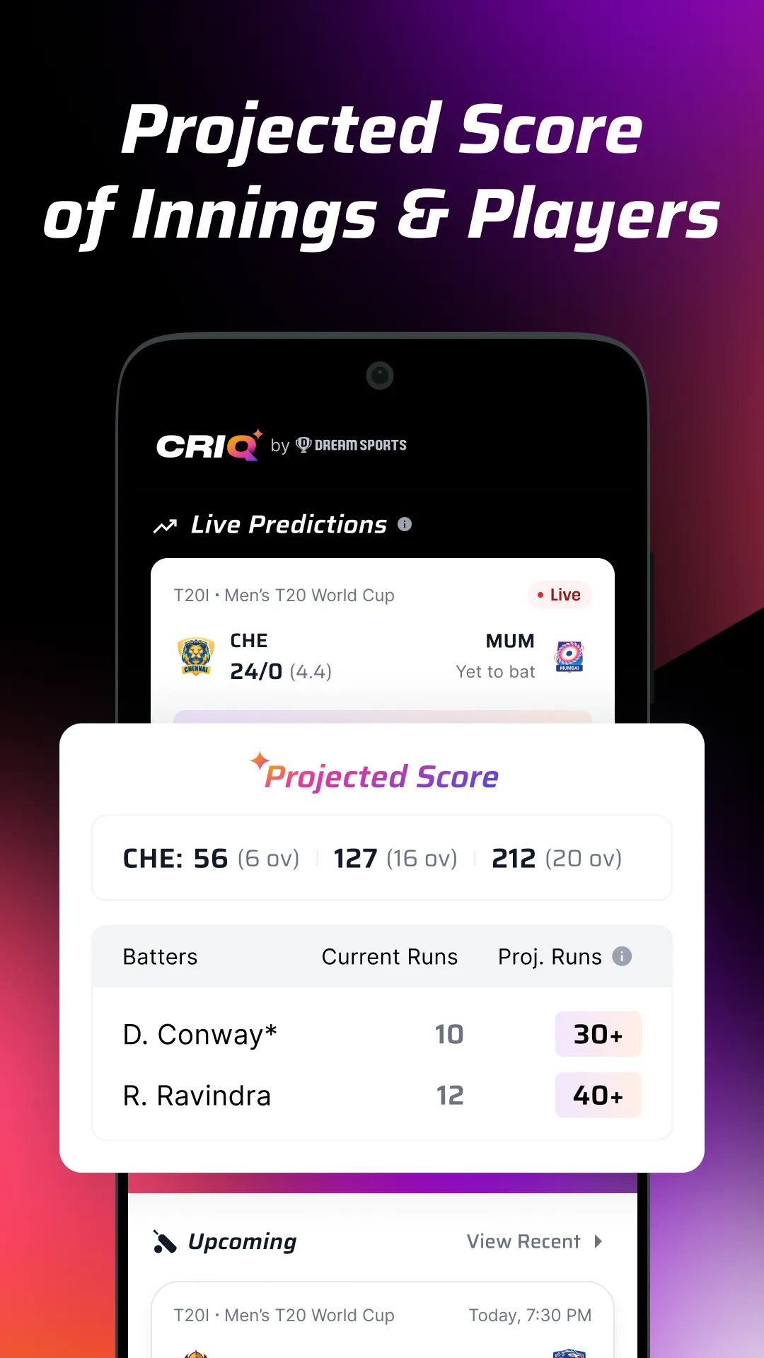 CRIQ: Live Score & Prediction | Indus Appstore | Screenshot