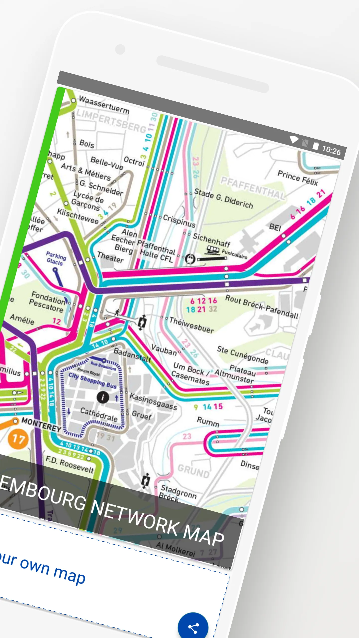 LUXEMBOURG NETWORK MAP | Indus Appstore | Screenshot