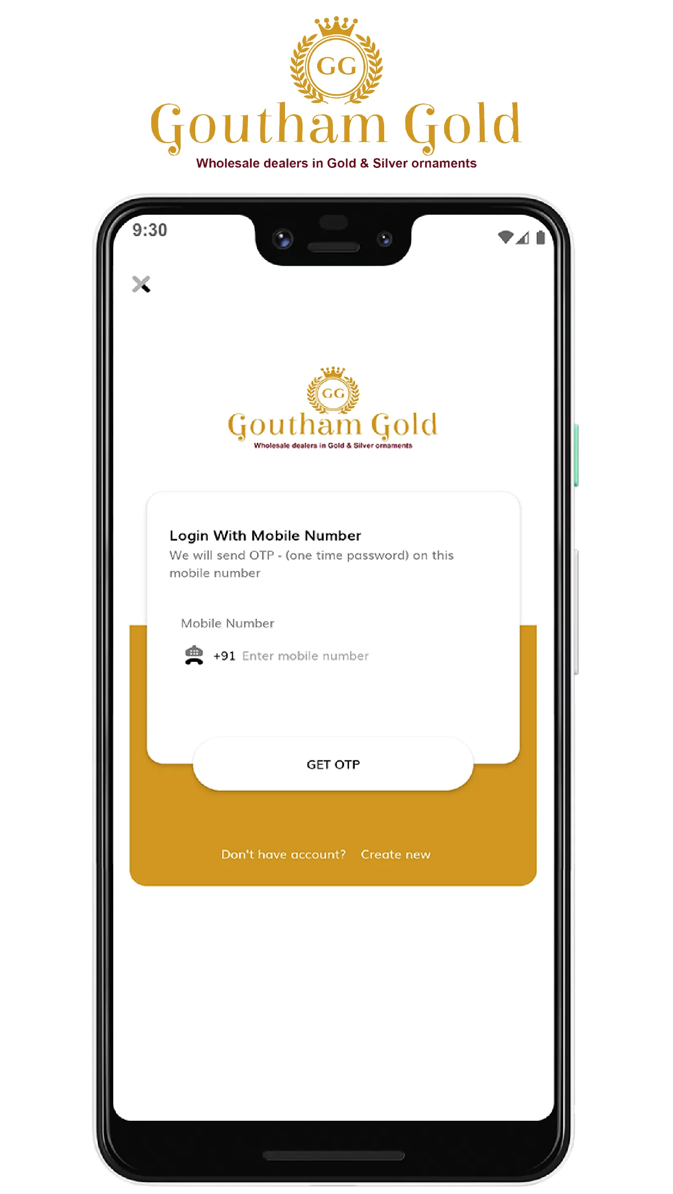 Goutham Gold | Indus Appstore | Screenshot