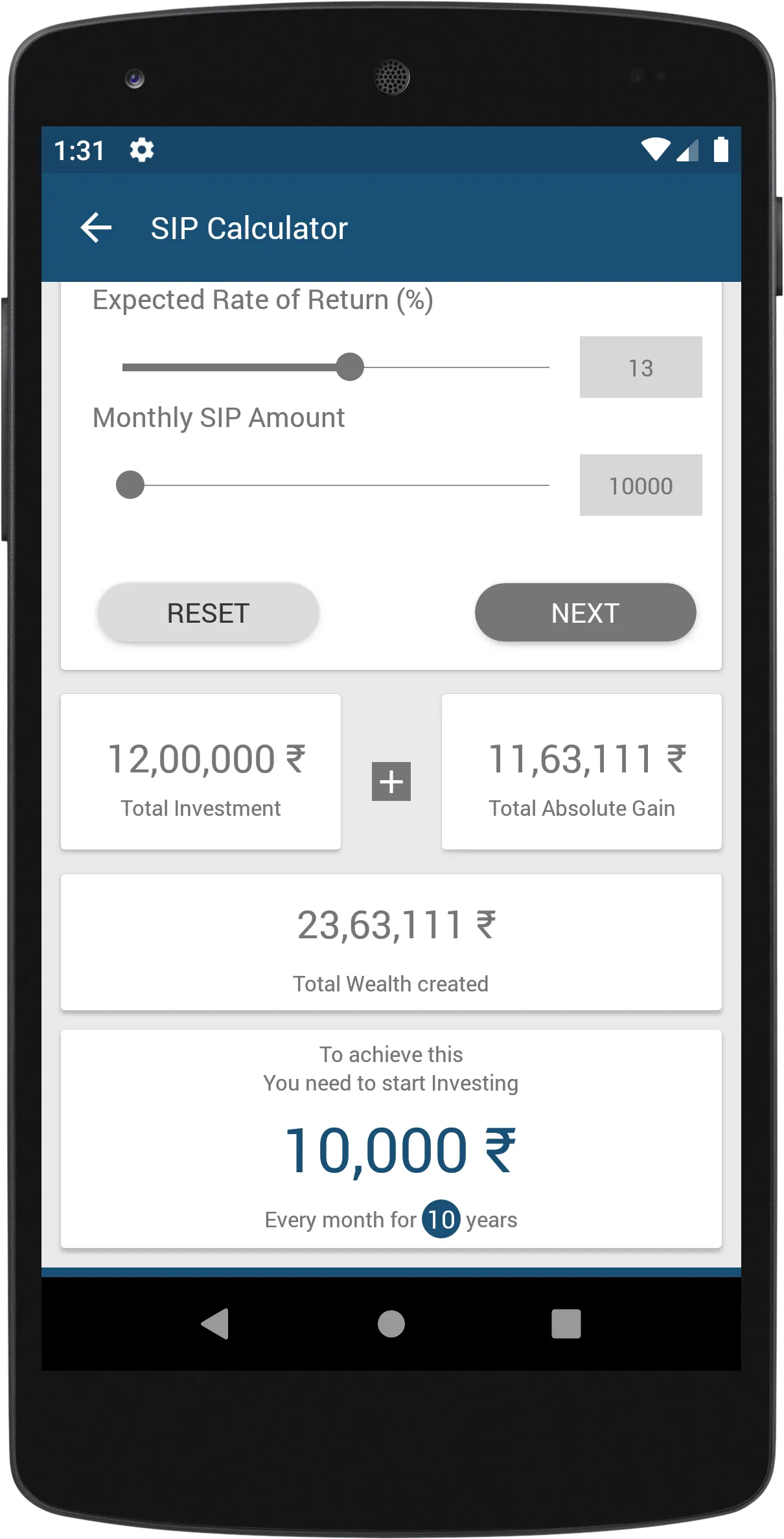 Wealth Market | Indus Appstore | Screenshot