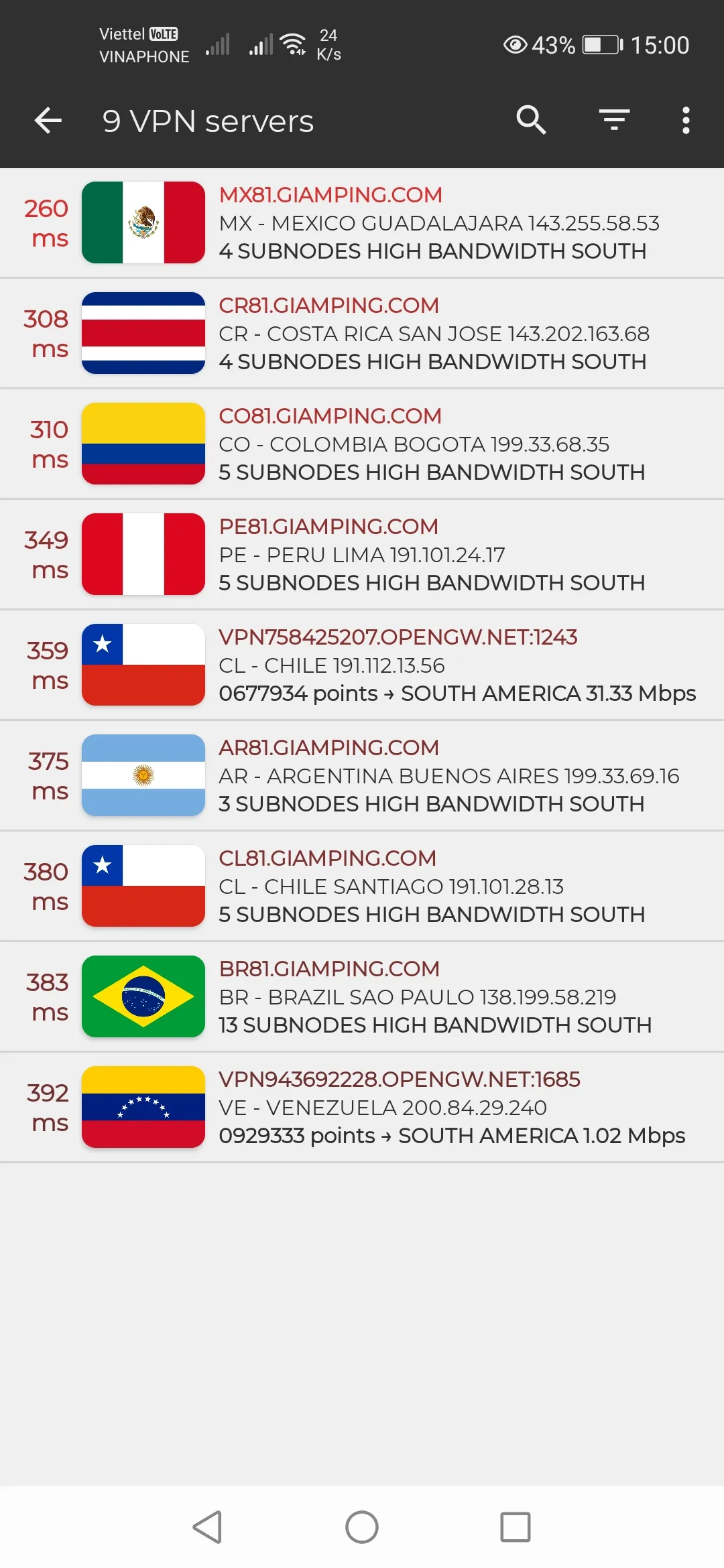 Brazil VPN - South America VPN | Indus Appstore | Screenshot