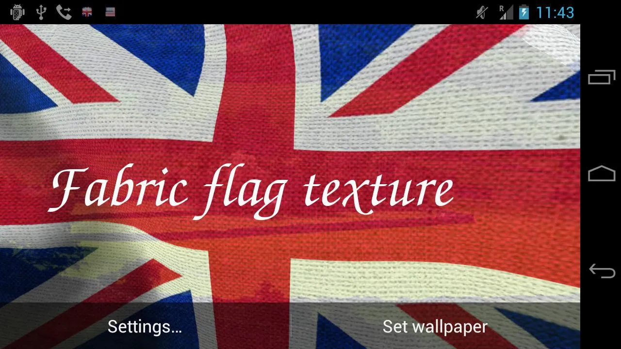 UK Flag Live Wallpaper | Indus Appstore | Screenshot