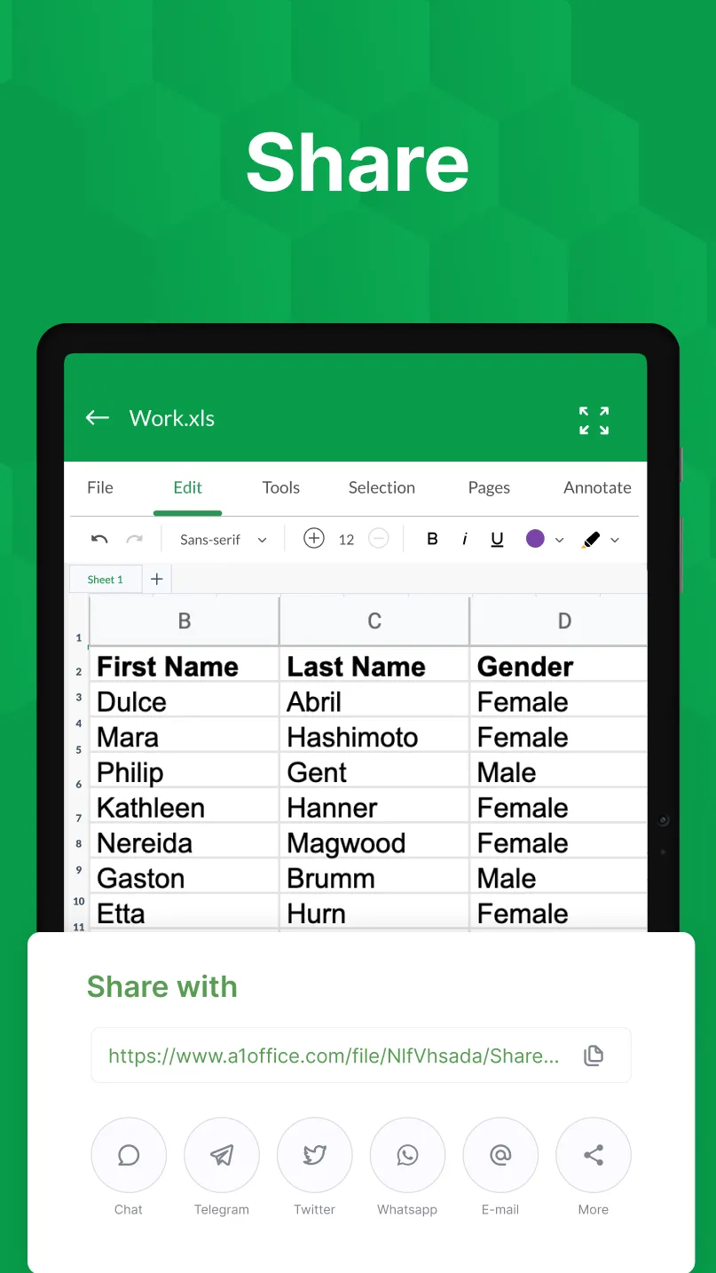 XLSX Viewer: XLS Reader | Indus Appstore | Screenshot